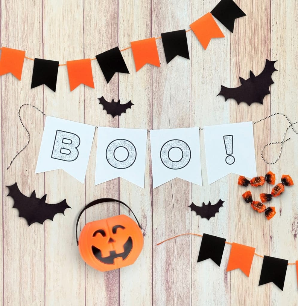 DIY Printable Halloween Banner Pineapple Paper Co DIY Printable Halloween Banner Pineapple Paper Co