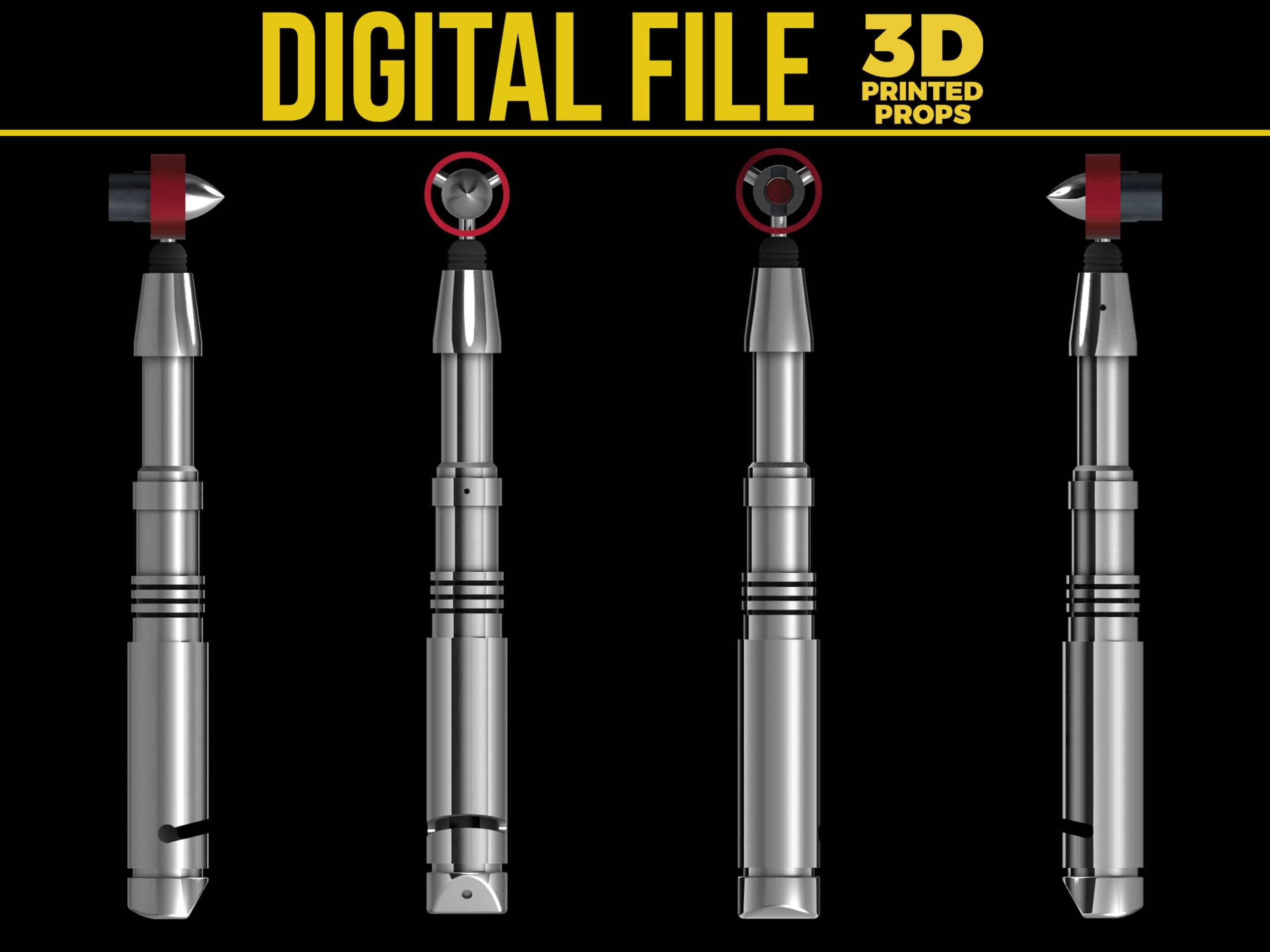 Doctor Who Tom Baker Sonic Screwdriver 3D PRINTED PROPS Doctor Who Tom Baker Sonic Screwdriver 3D PRINTED PROPS
