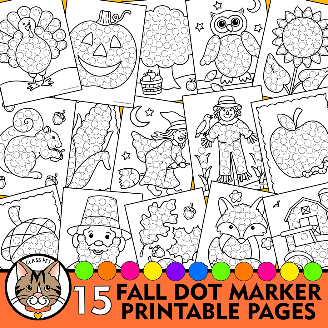 Fall Dot Marker Coloring Pages Fall Do A Dot Printable Fall Fine Motor Coloring Pages Made By Teachers Fall Dot Marker Coloring Pages Fall Do A Dot Printable Fall Fine Motor Coloring Pages Made By Teachers