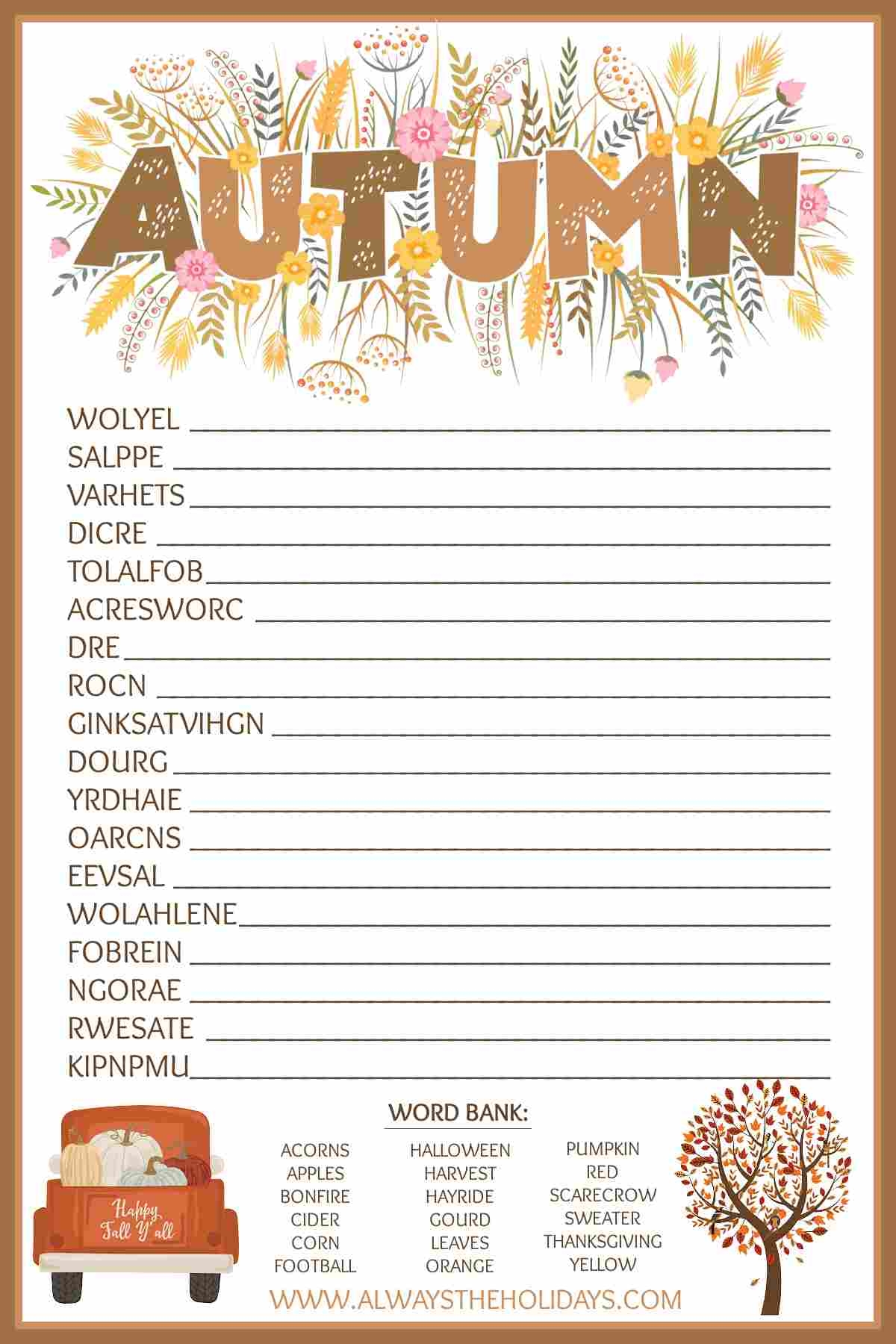 free printable word jumbles free printable word jumbles