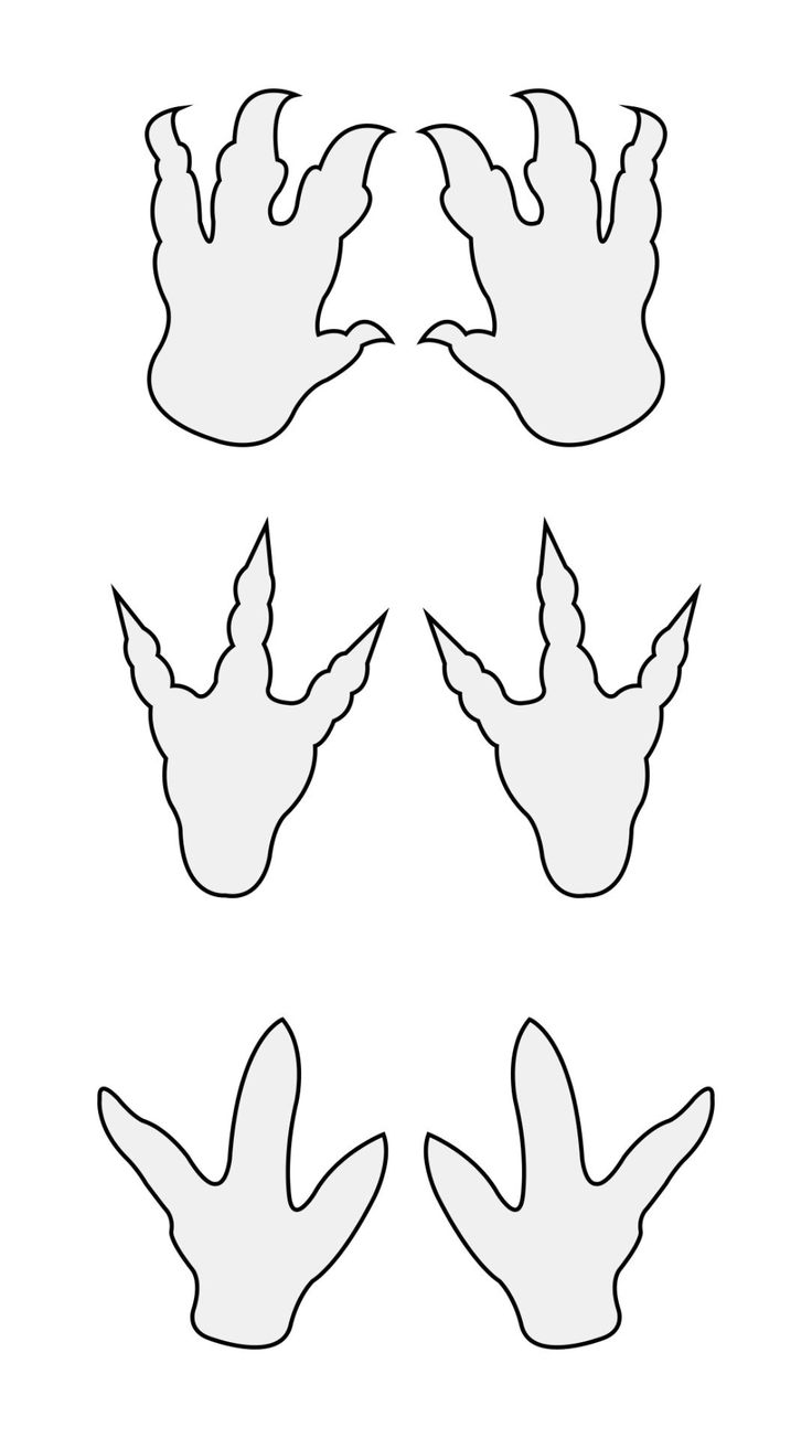 Footprint Cut Out 10 Free PDF Printables Printablee