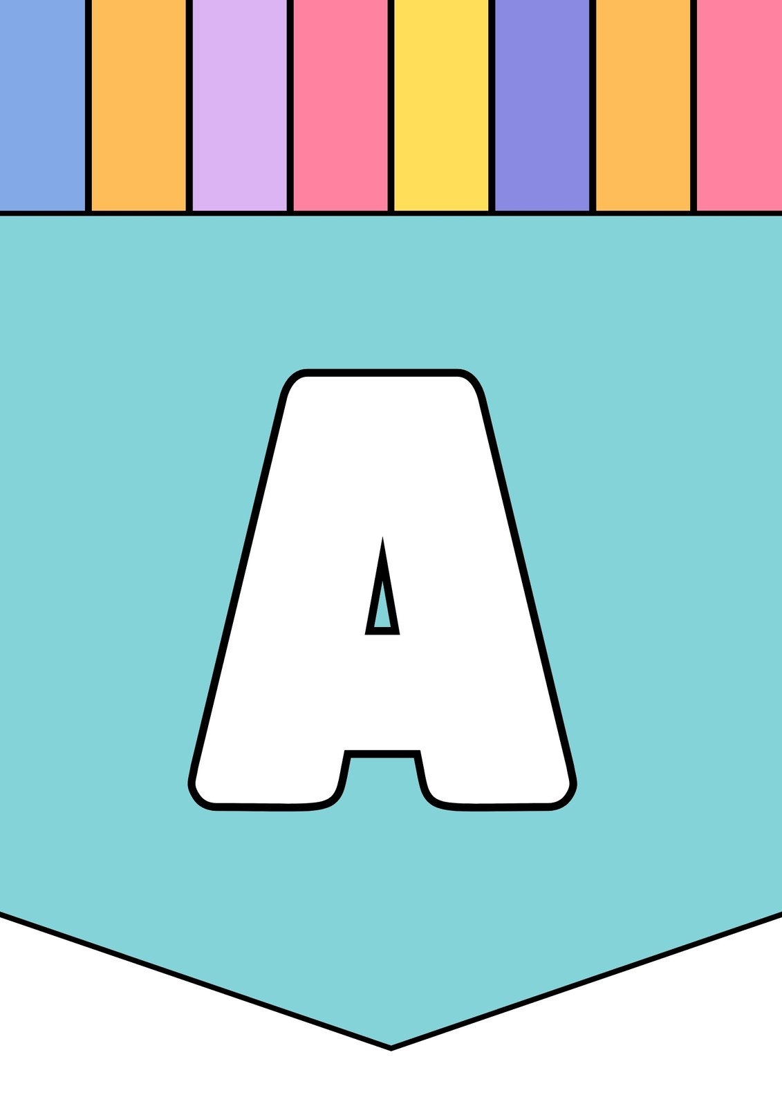 single printable alphabet letters