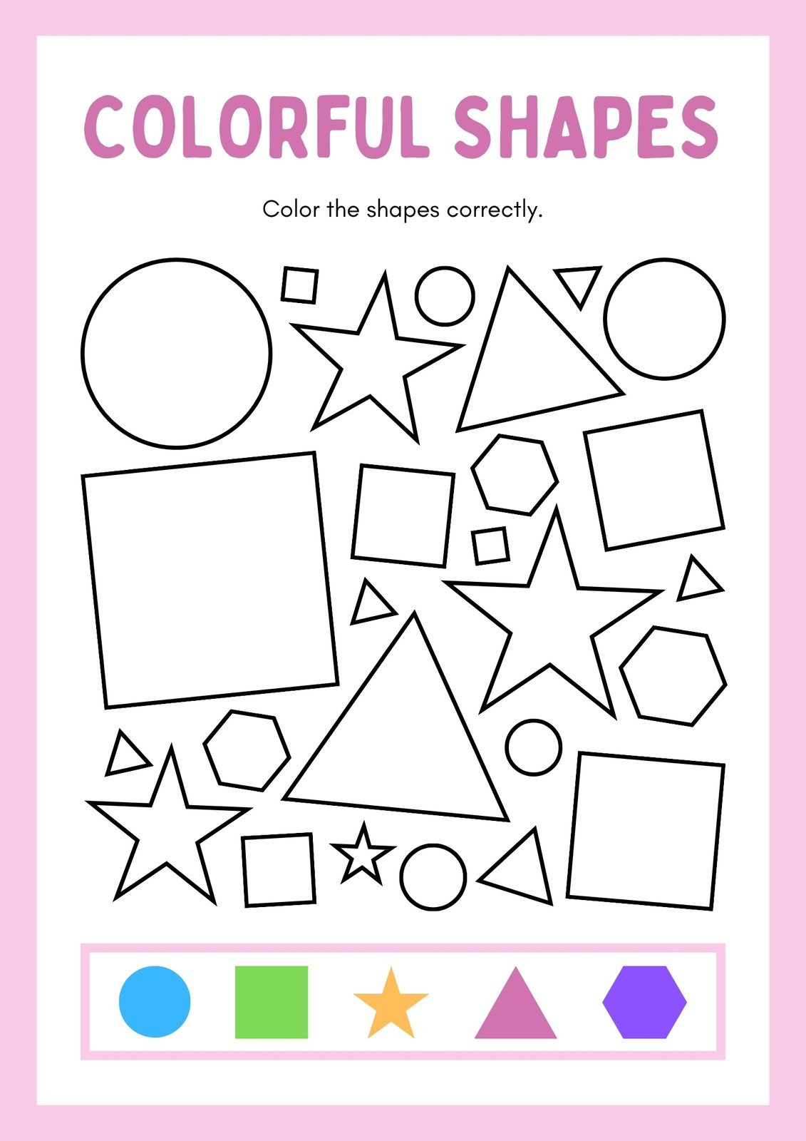 Free And Customizable Shapes Templates