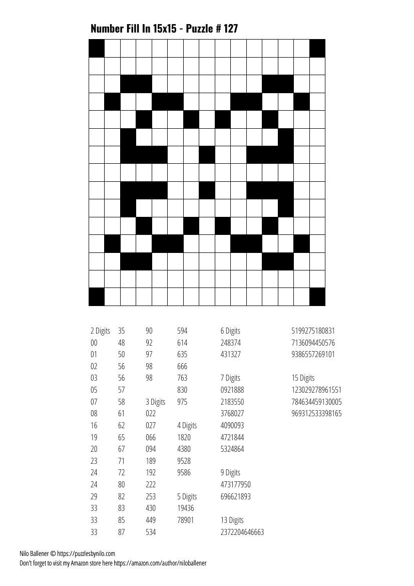 number fill in puzzles to print number fill in puzzles to print
