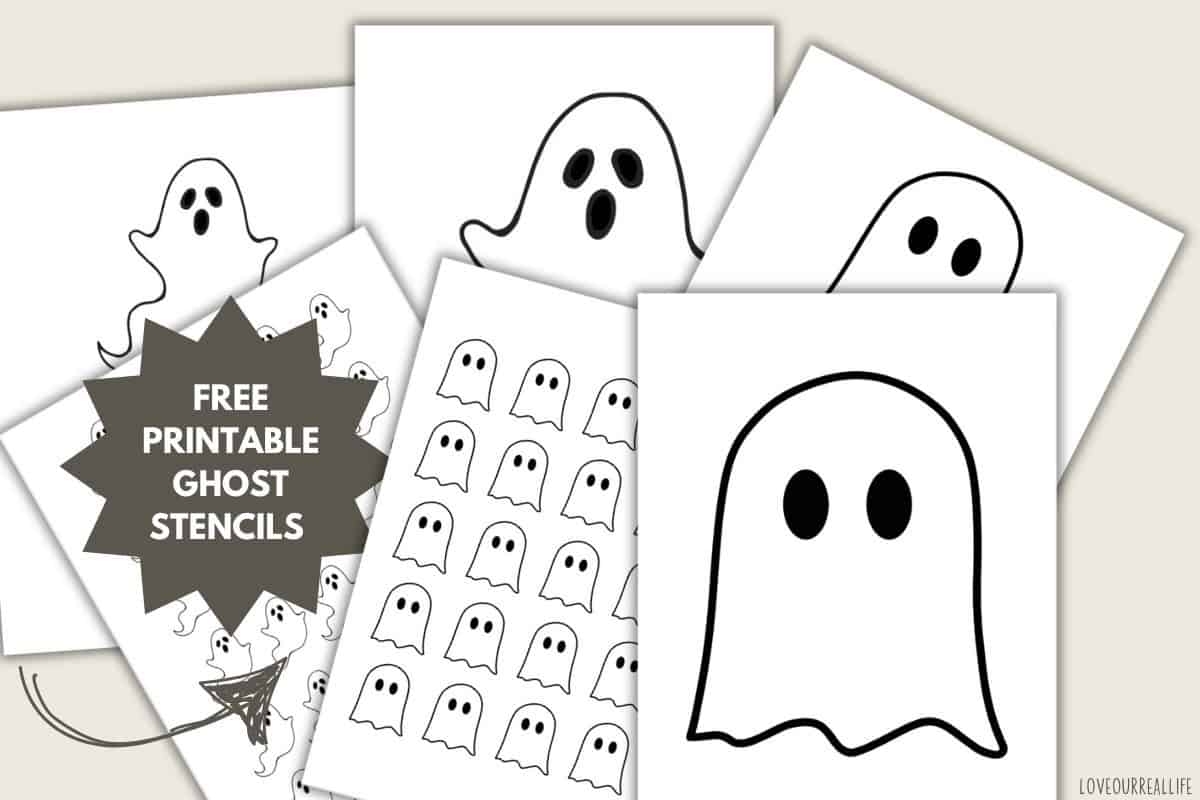 ghost stencil printable