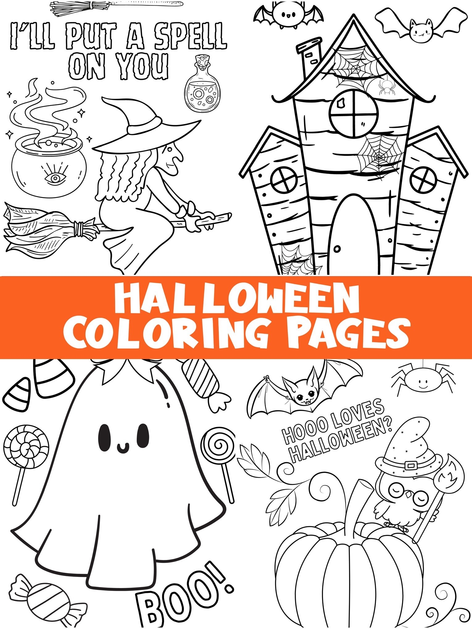 halloween coloring pages free printable