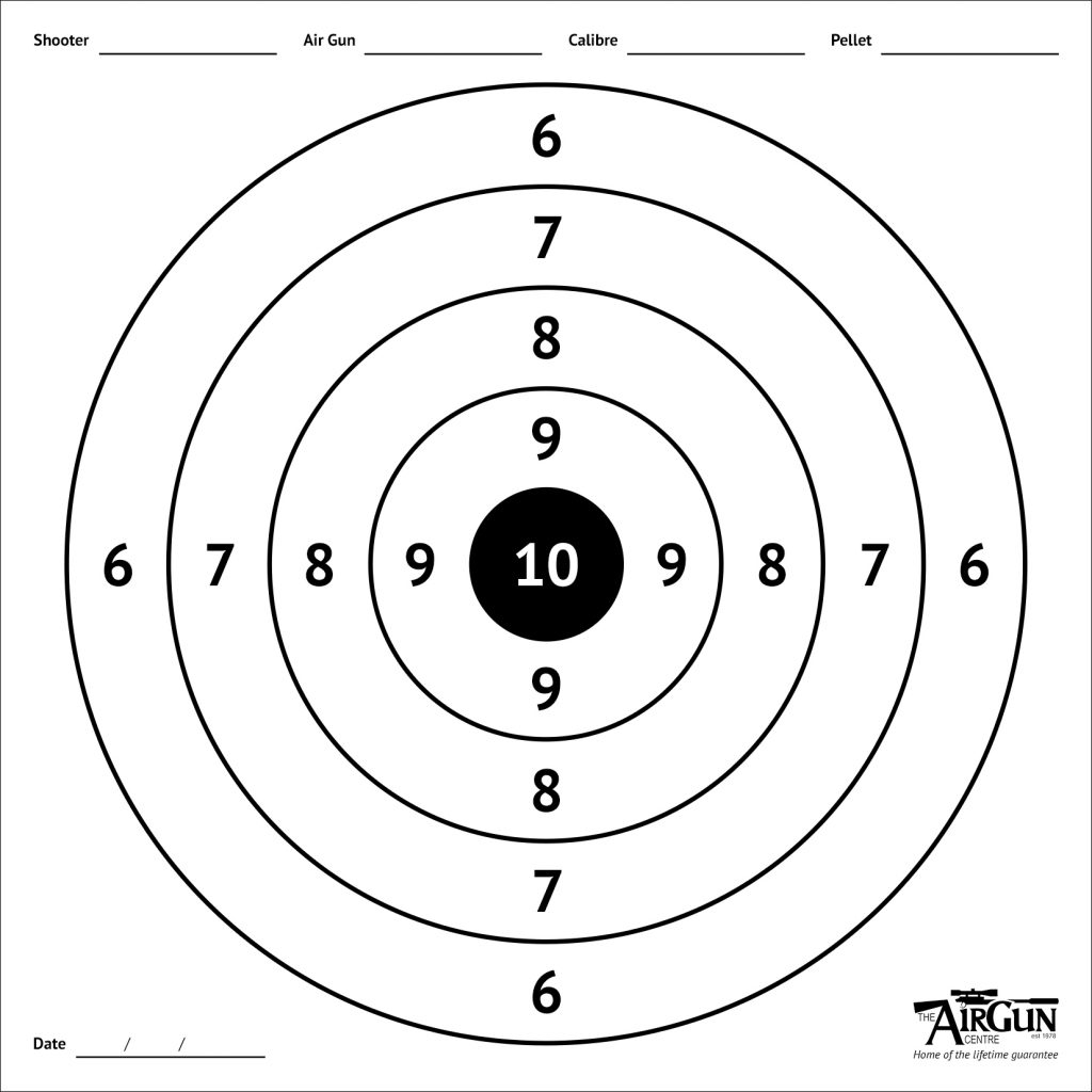 Free Printable Air Rifle Targets A4 17cm 14cm The Airgun Centre Free Printable Air Rifle Targets A4 17cm 14cm The Airgun Centre