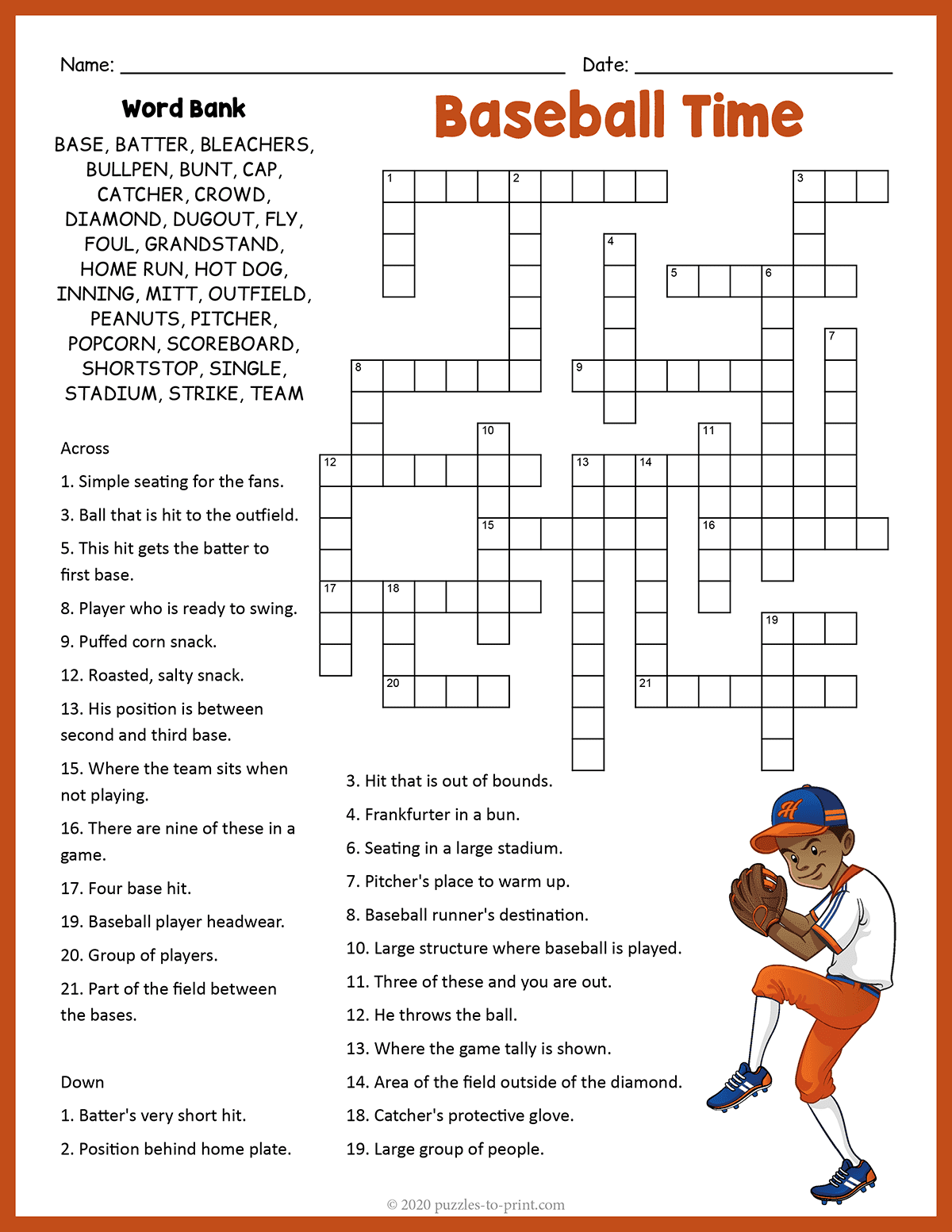 printable kids crossword puzzles printable kids crossword puzzles
