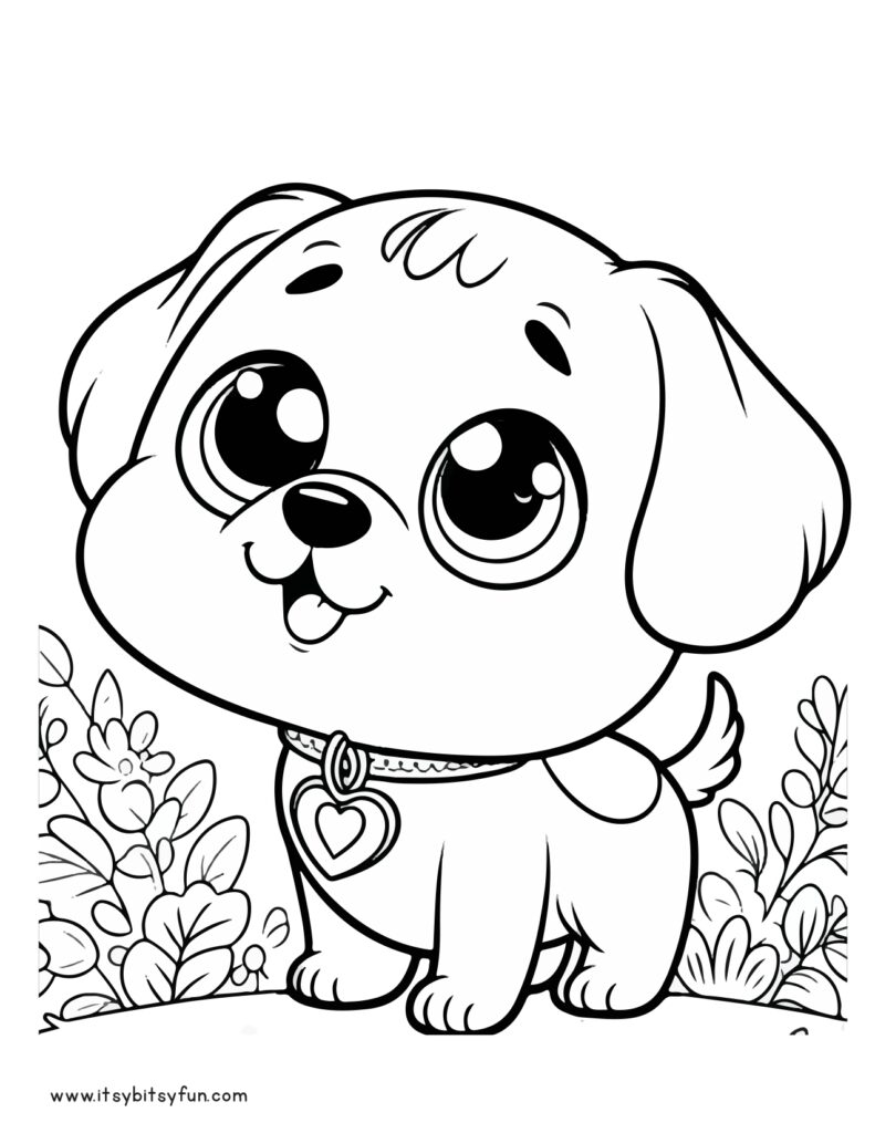free printable coloring pages dogs
