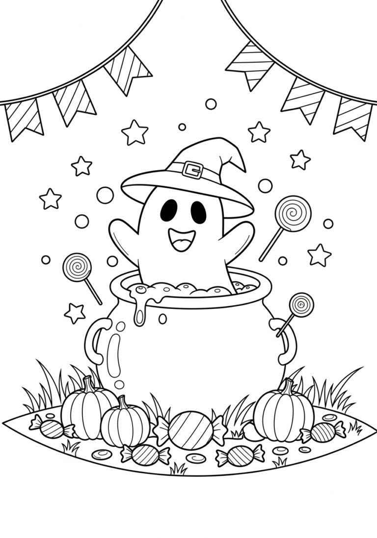 printable coloring pages halloween