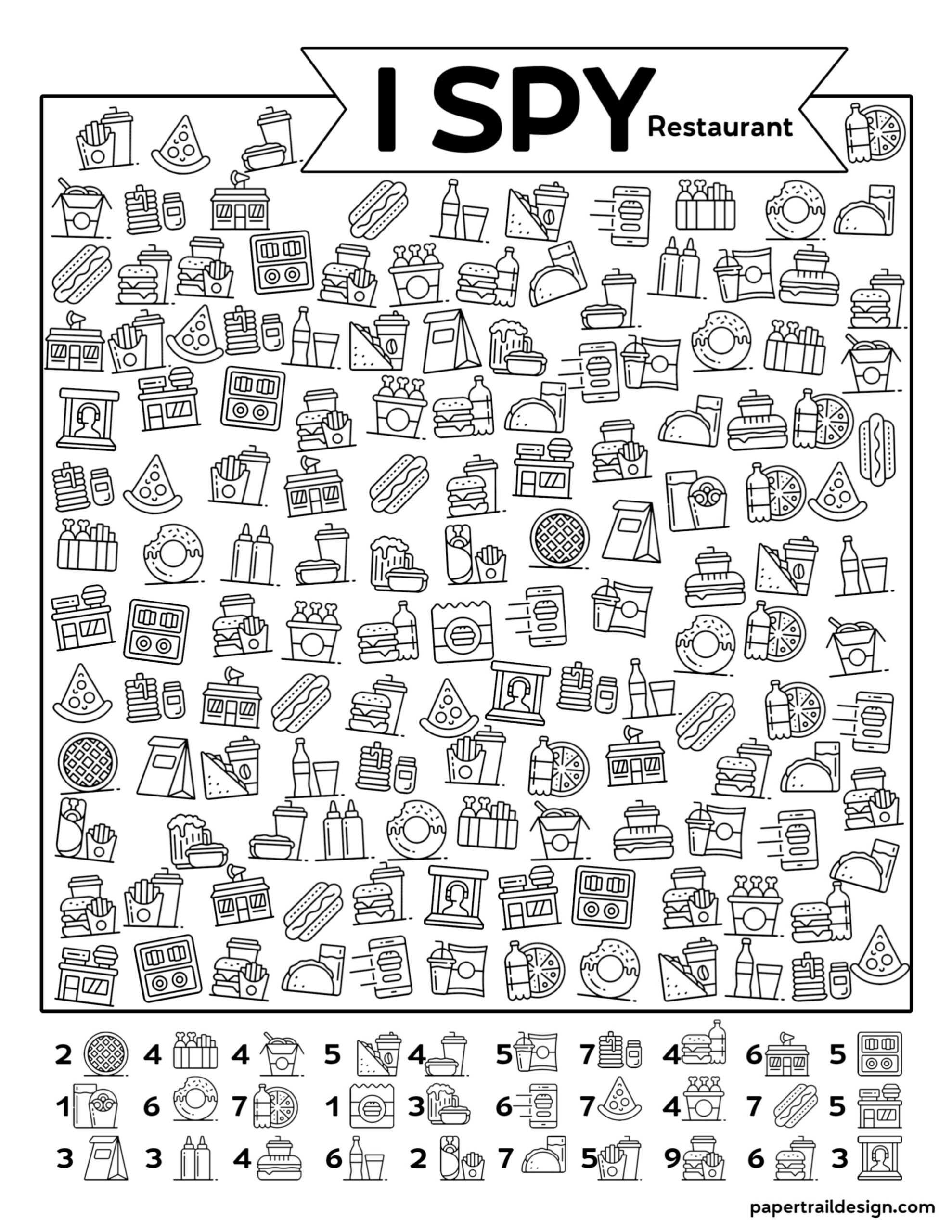 i spy game printable