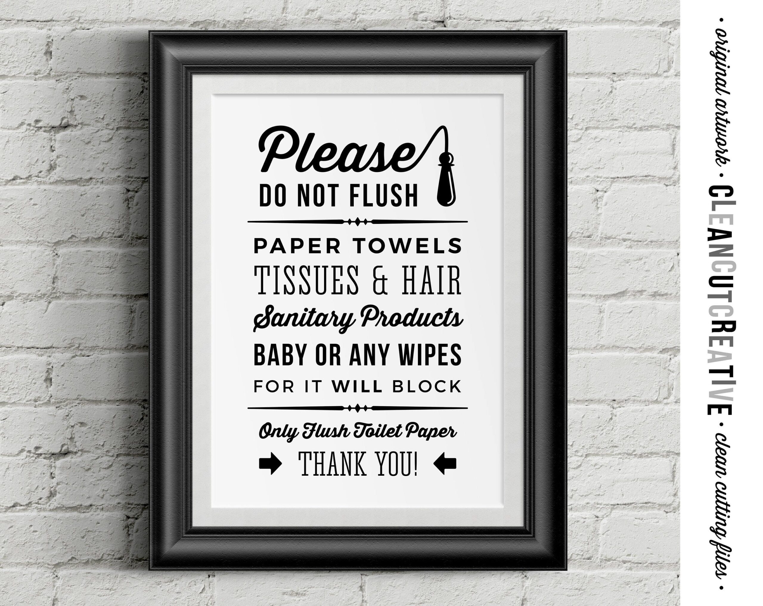 Free Printable Please Do Not Flush Feminine Products Sign Printable Free Printable Please Do Not Flush Feminine Products Sign Printable