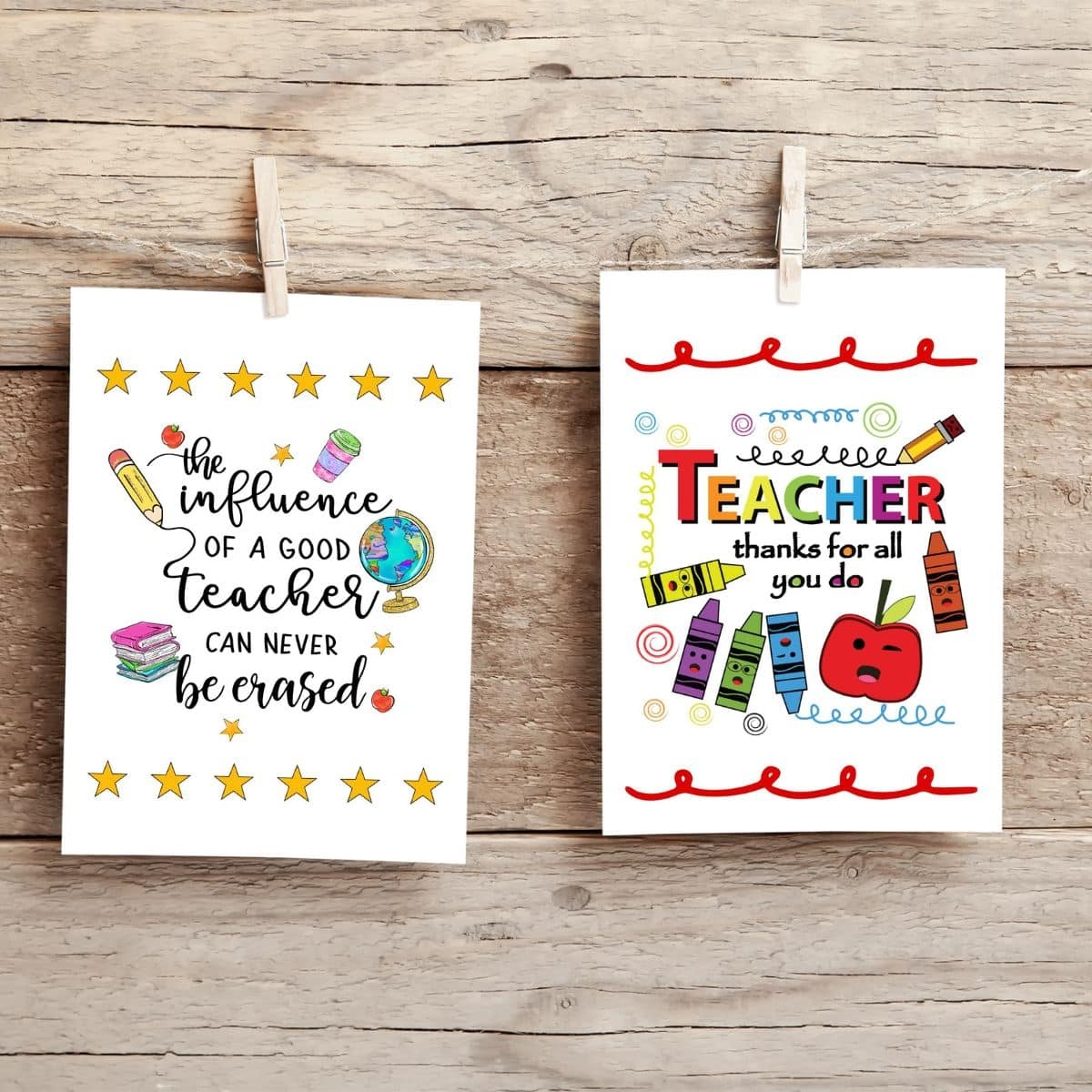 Free Teacher Appreciation Printable Cards Life Is Sweeter By Design