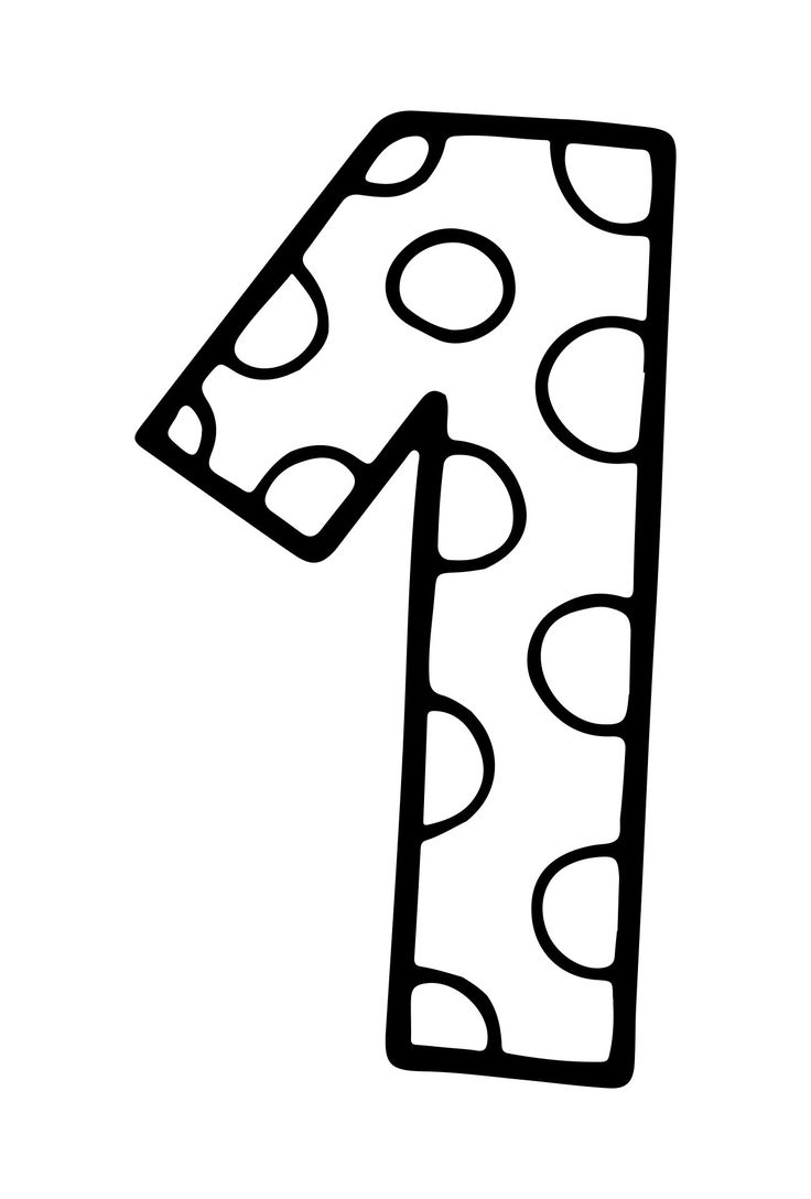 number 1 printable number 1 printable