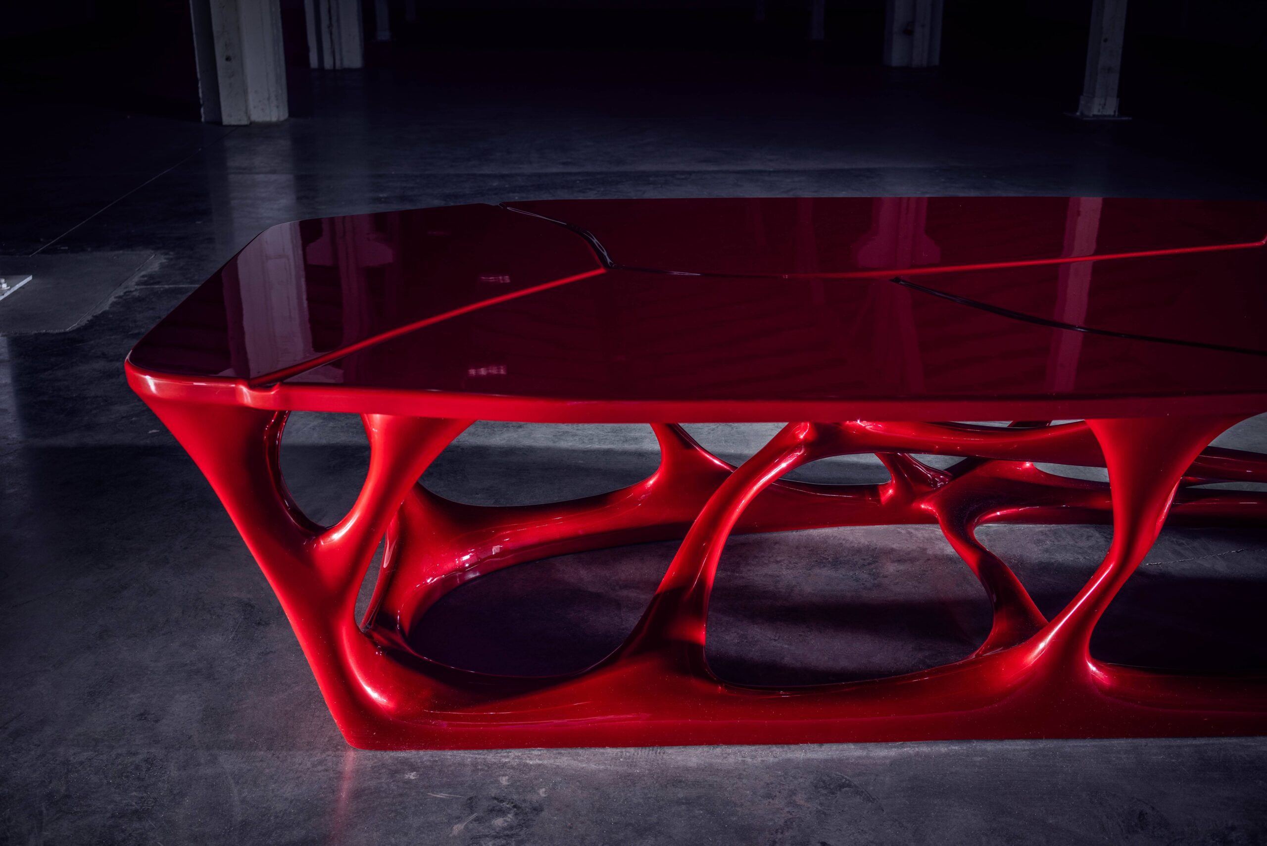 Futuristic Furniture Design The Rex Axon 3D Printed Conference Table 3DPrint Additive Manufacturing Business