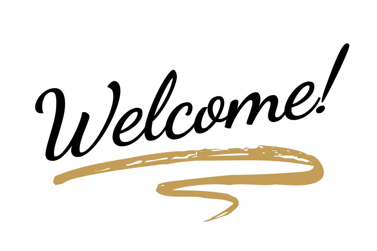 Gold Streak Welcome Sign Template Square Signs