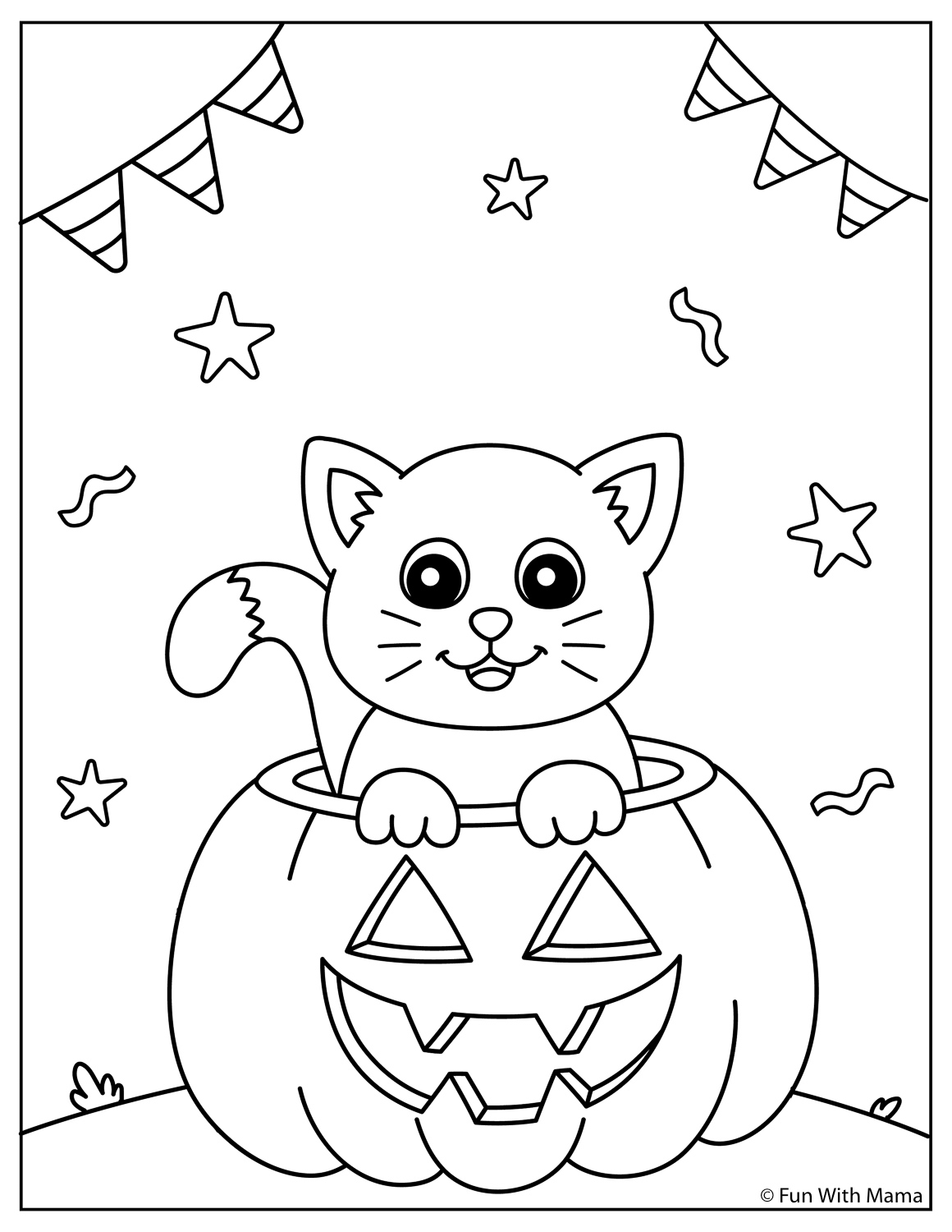 Halloween Coloring Pages Fun With Mama Halloween Coloring Pages Fun With Mama