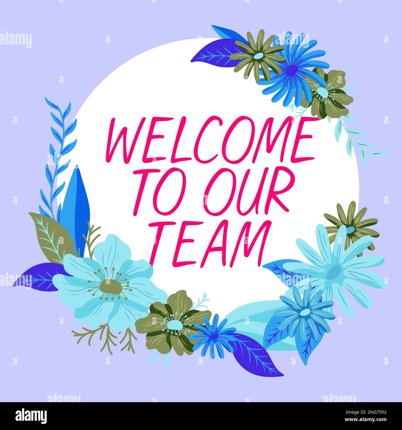 Hand Writing Sign Welcome To Our Team Business Approach Introducing Another Person To Your Team Mates Stock Photo Alamy