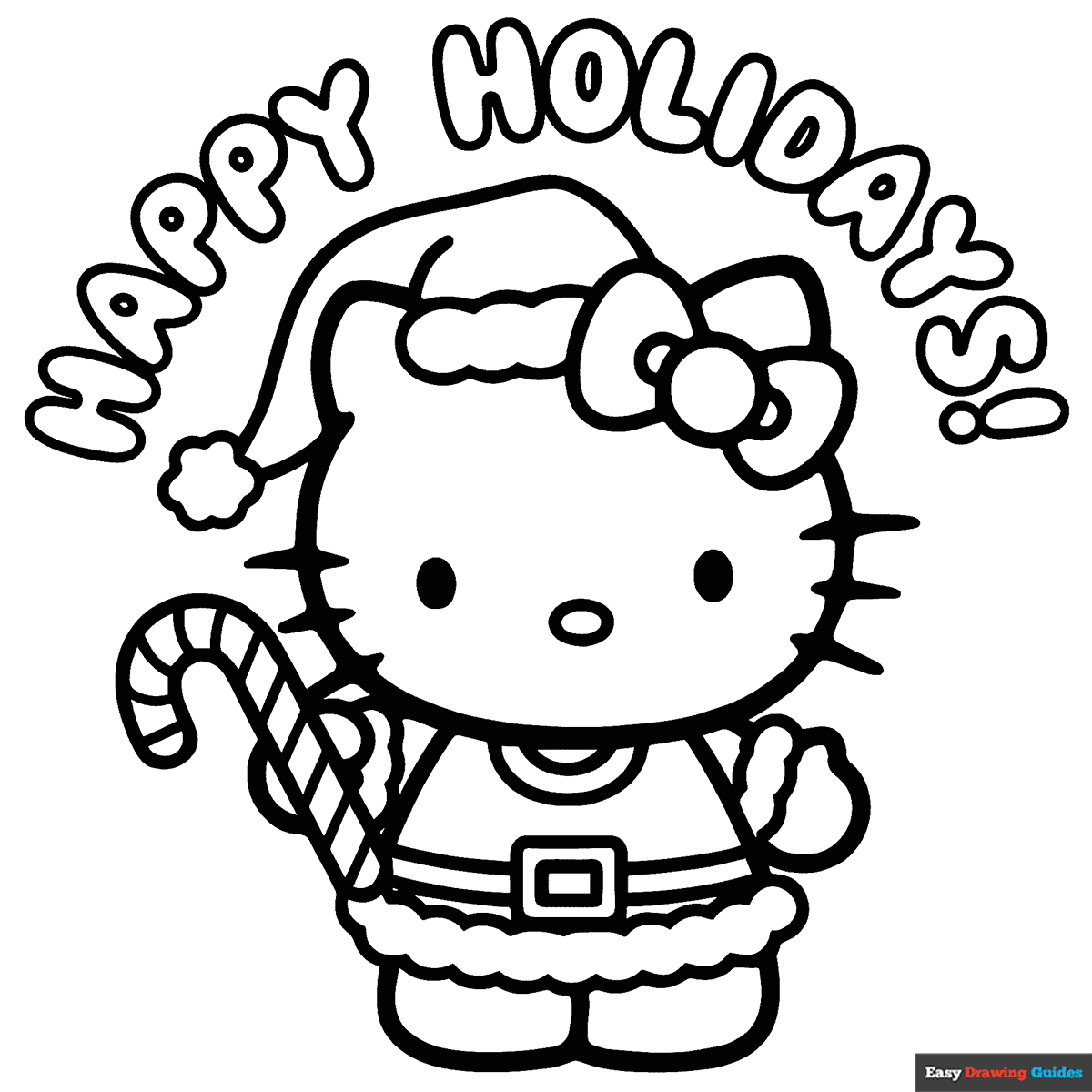 Hello Kitty Sanrio Coloring Pages For Kid 12 Printable Sheets