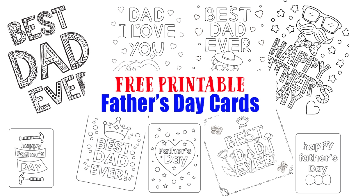 Hot Printable Father s Day Cards From Toddlers Hot Sale Free Printable Father S Day Cards For Kids To Color Happy