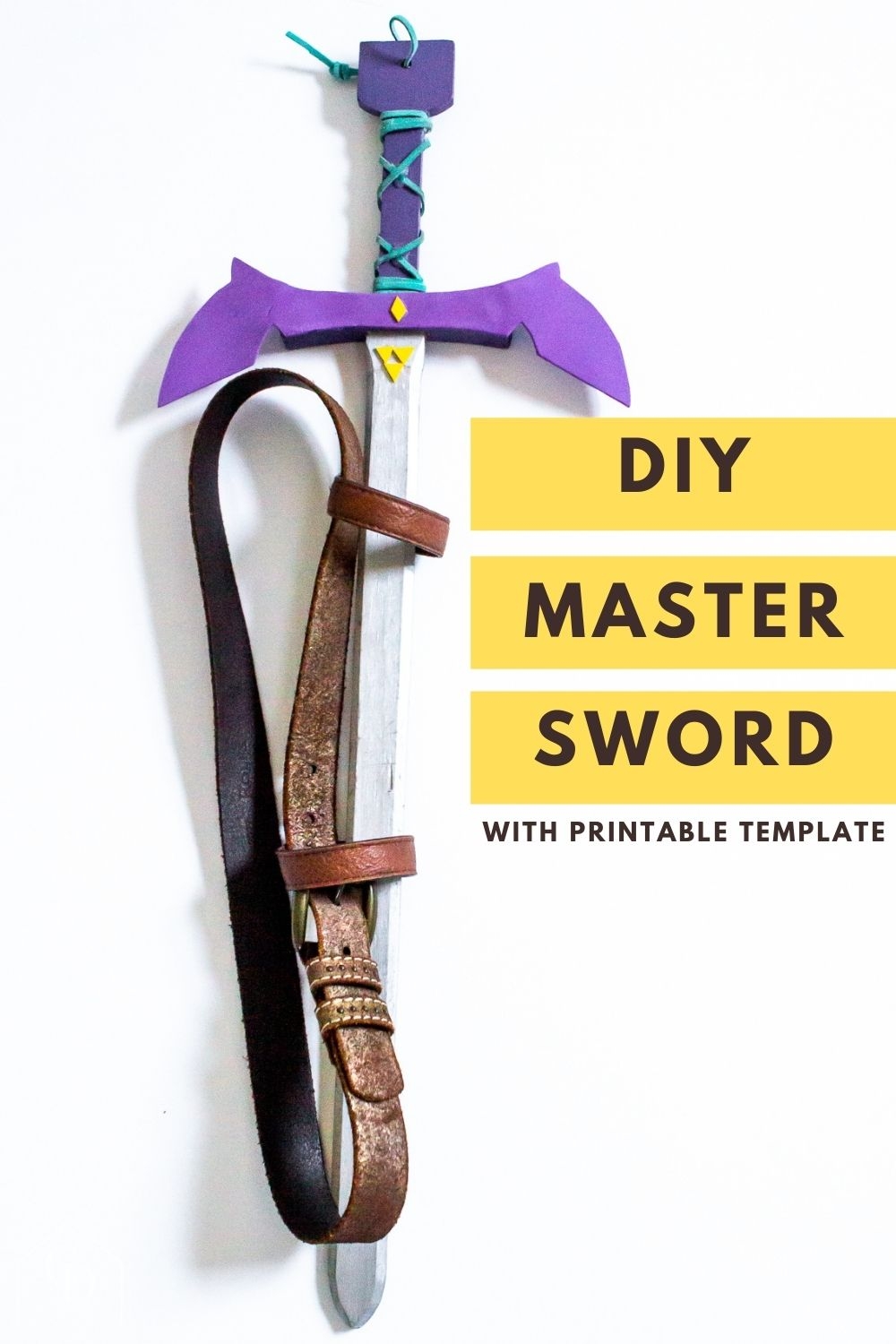 How To Make A Master Sword DIY Sword For Link Costume Craftivity Designs