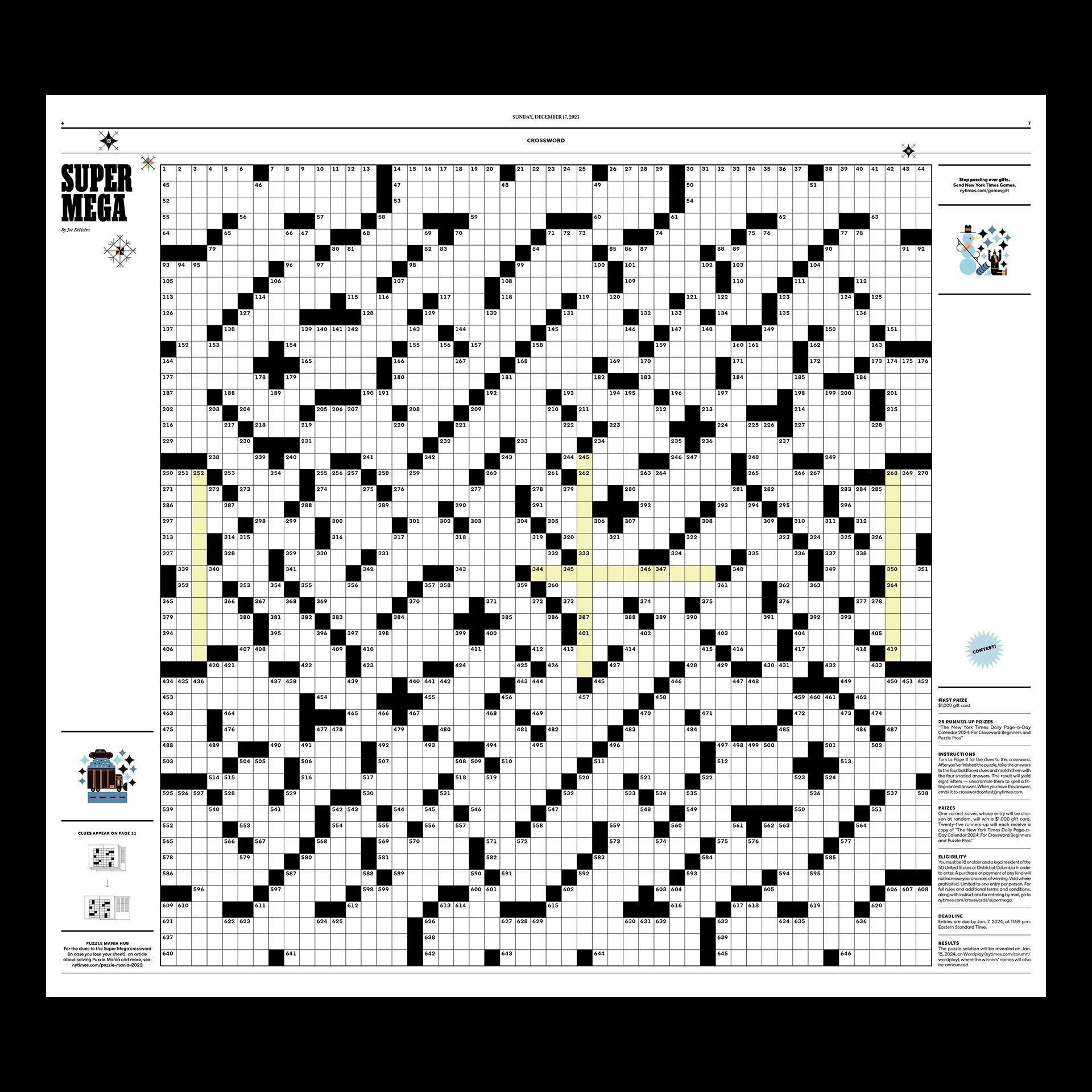 How To Solve The 2023 Puzzle Mania Super Mega Crossword The New York Times How To Solve The 2023 Puzzle Mania Super Mega Crossword The New York Times