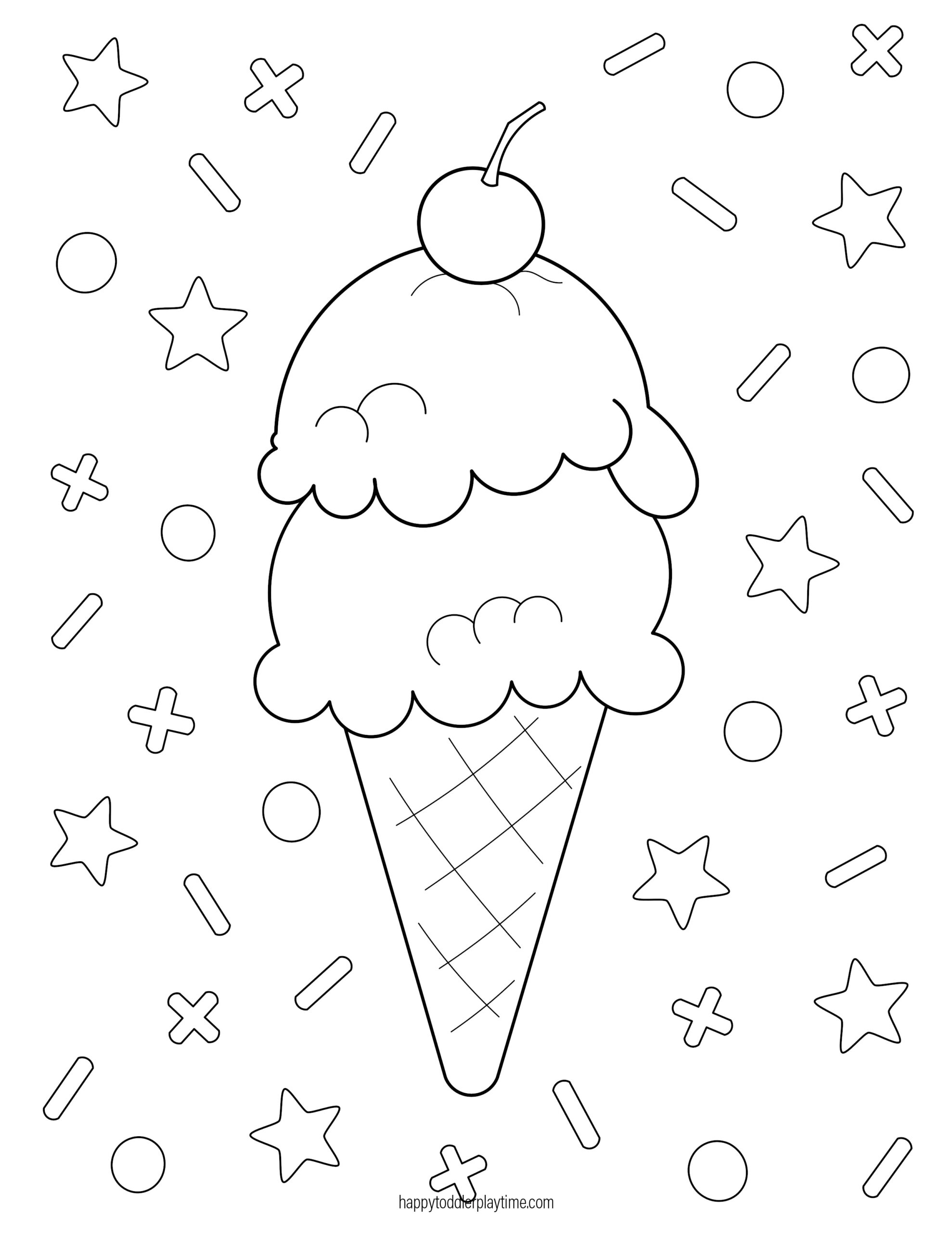 Ice Cream Colouring Pages For Kids Happy Toddler Playtime Ice Cream Colouring Pages For Kids Happy Toddler Playtime