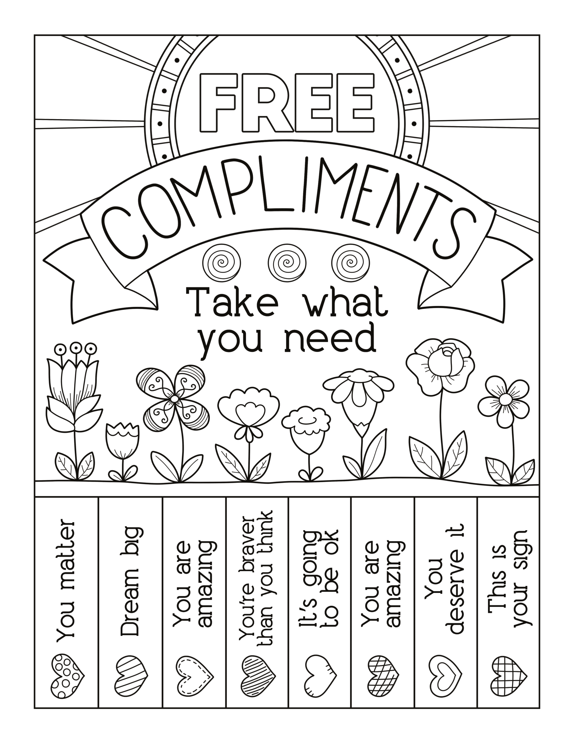 free kindness printables
