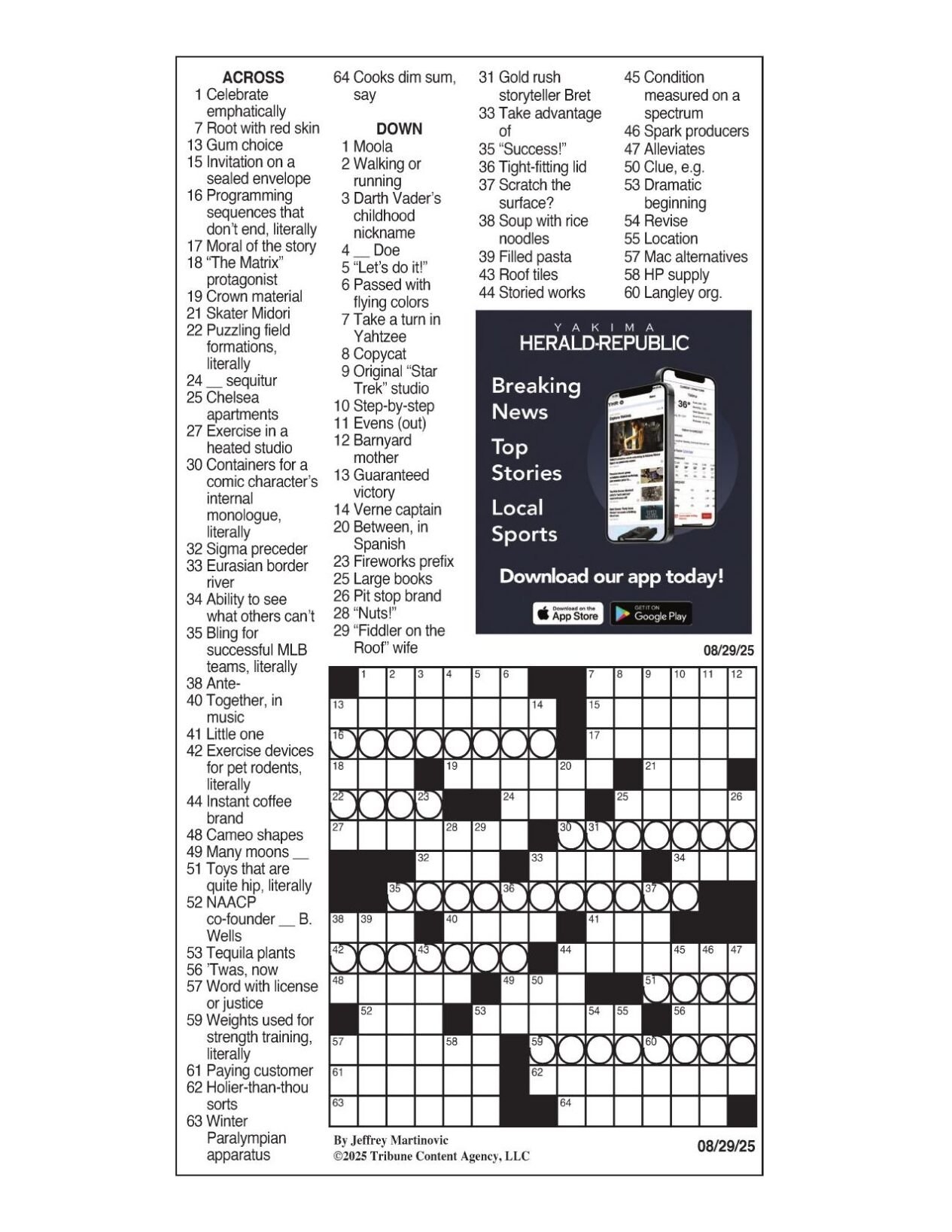 la times crossword clue