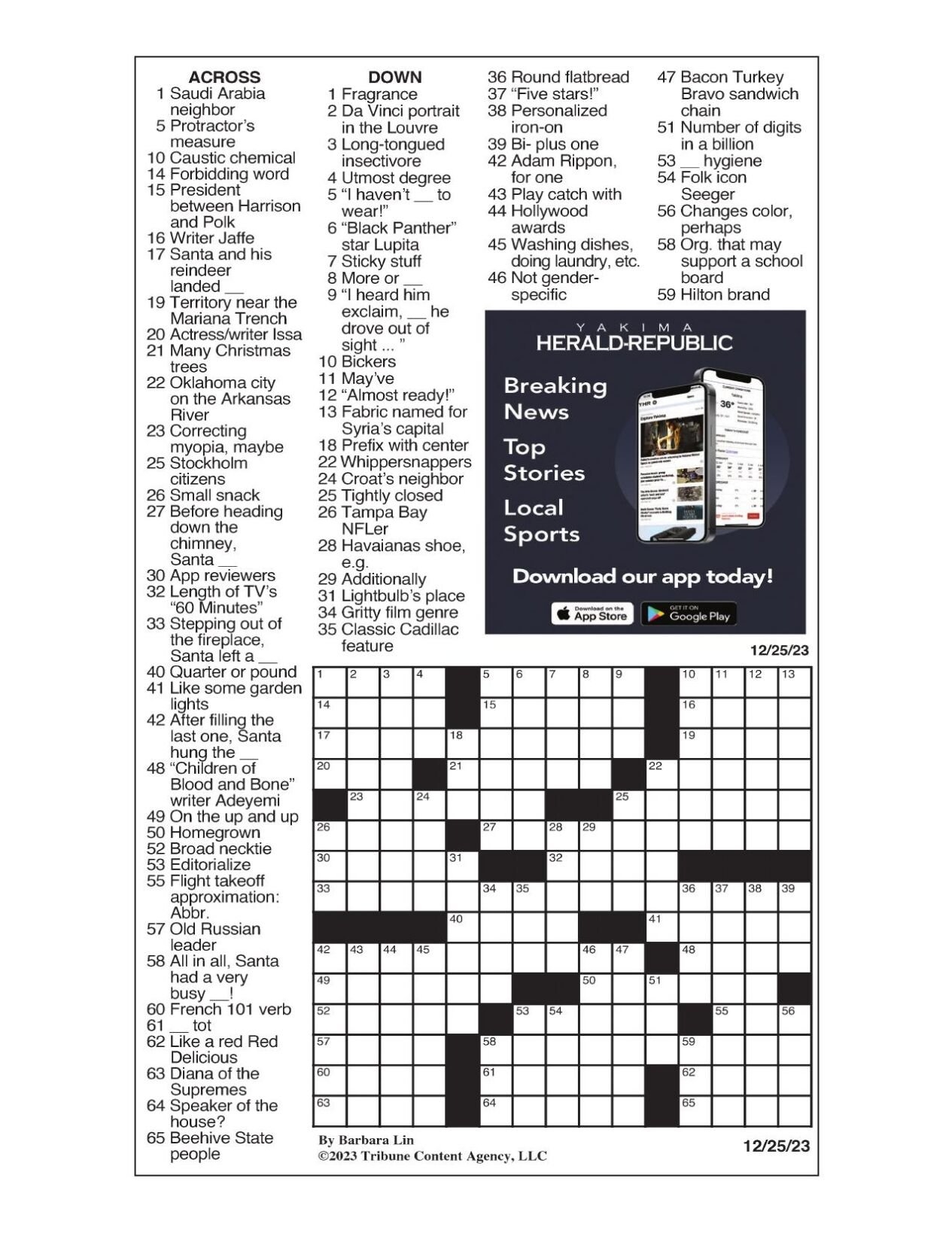la daily crossword puzzle