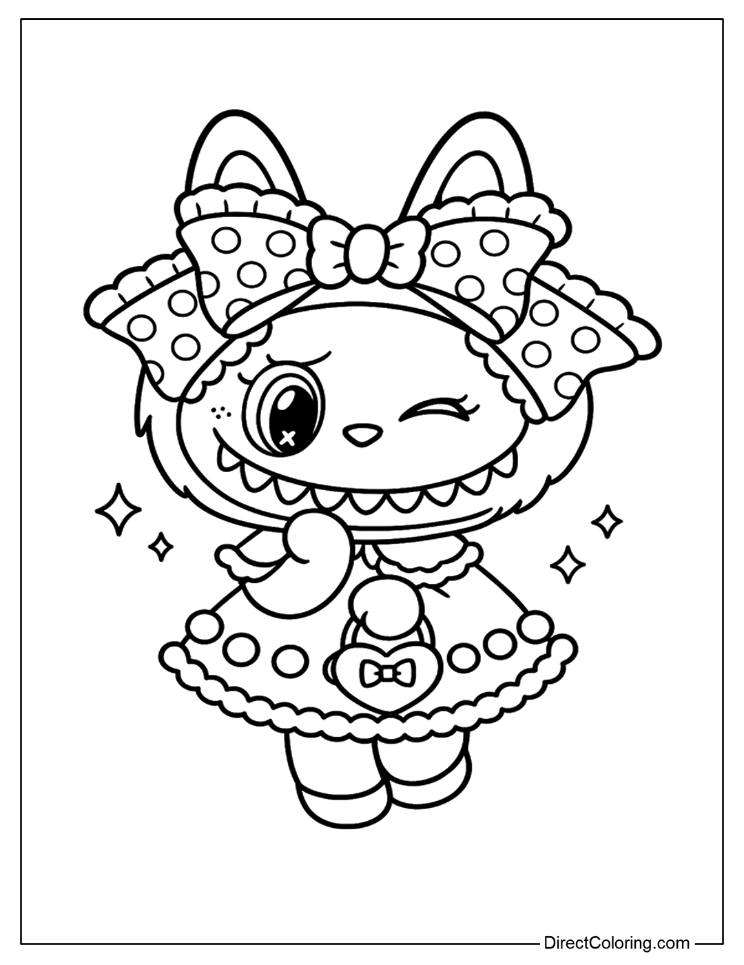 Labubu Coloring Pages Free PDF To Download And Print Labubu Coloring Pages Free PDF To Download And Print