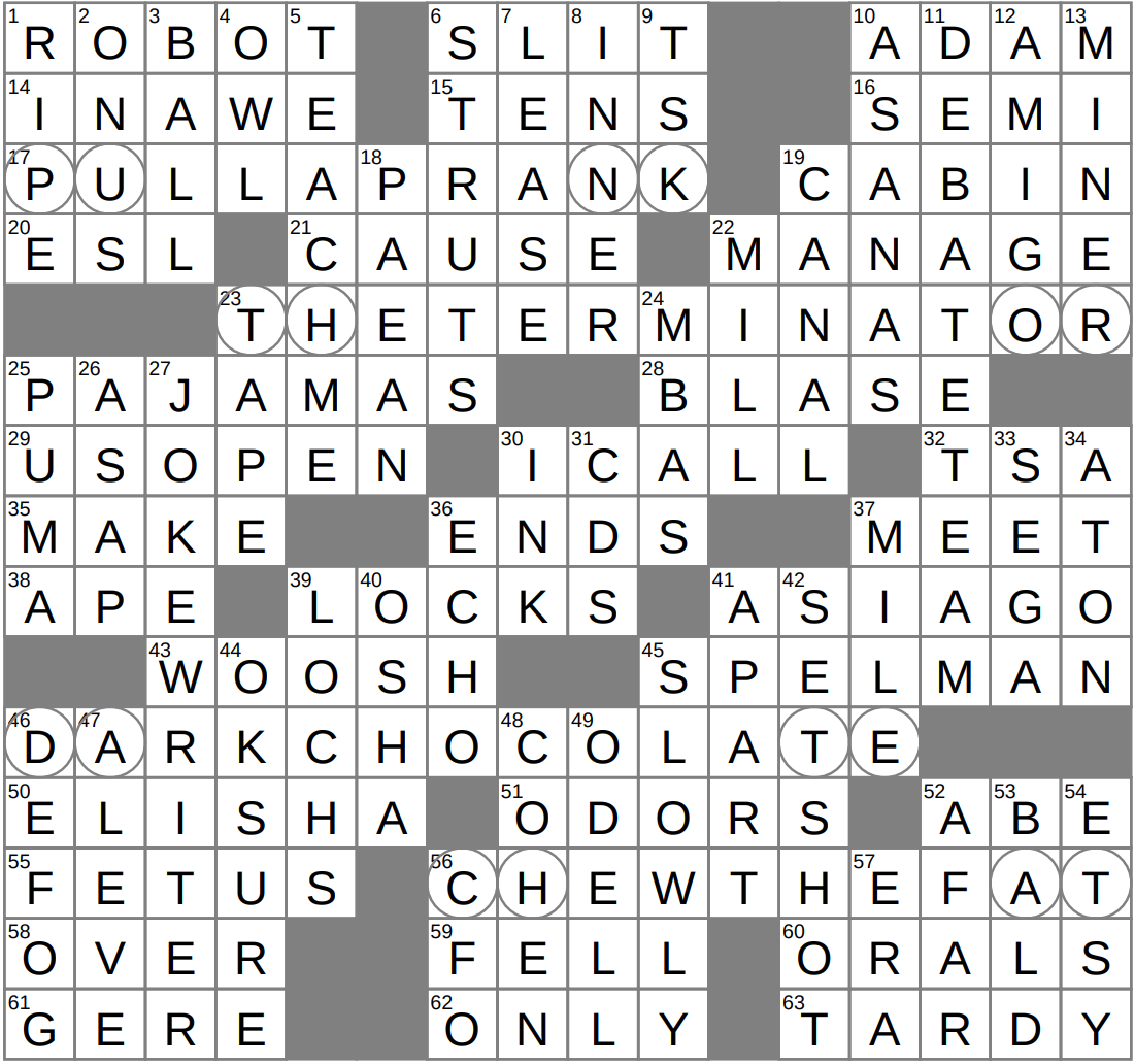 LAXCrossword Answers To The Los Angeles Times Crossword LAXCrossword Answers To The Los Angeles Times Crossword