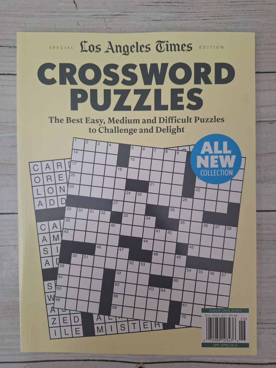 Los Angeles Times Special Edition February 2023 Crossword Puzzles Easy Medium EBay