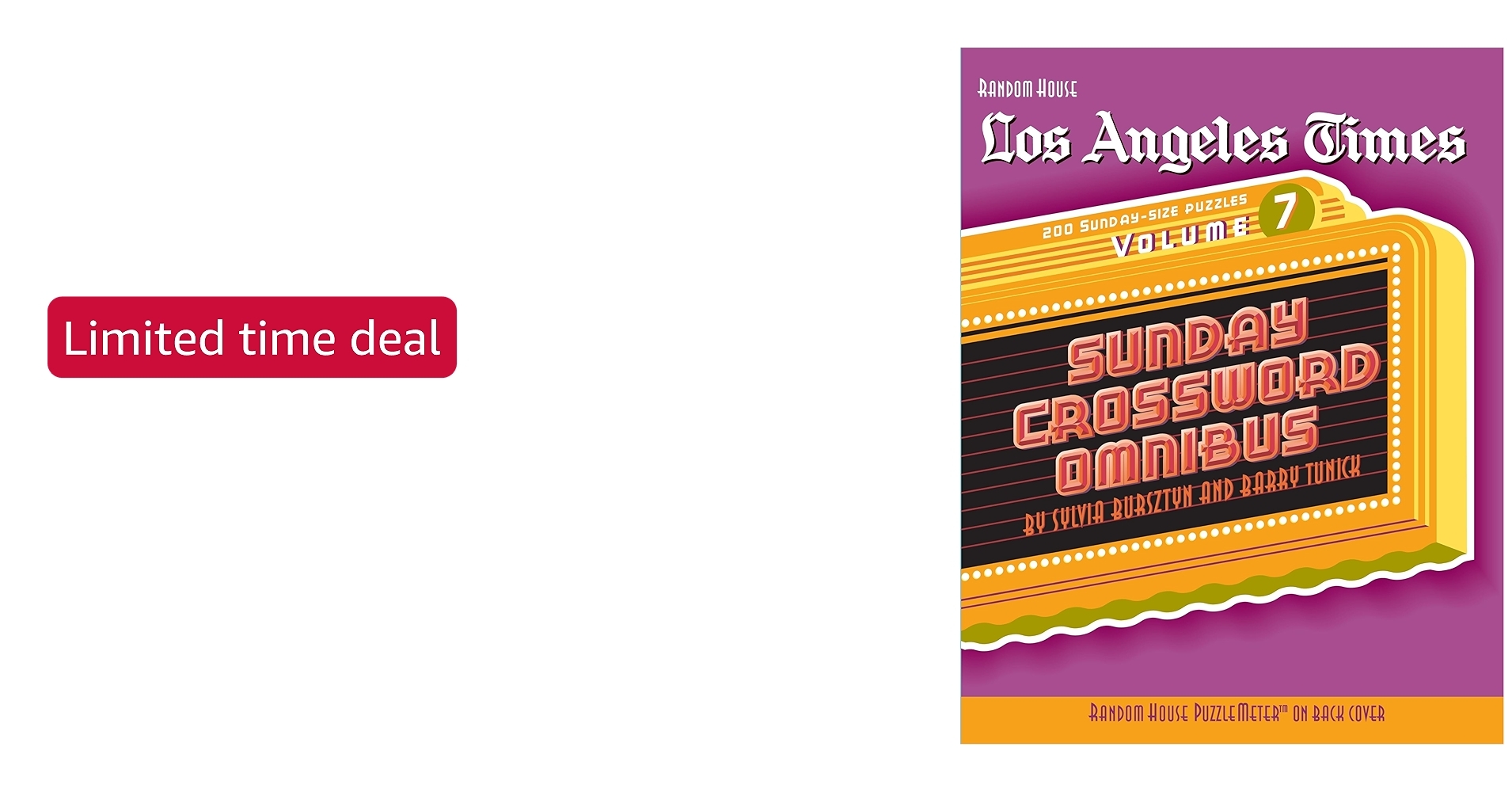 Los Angeles Times Sunday Crossword Omnibus Volume 7 Tunick Barry Bursztyn Sylvia 9780375723438 Amazon Books
