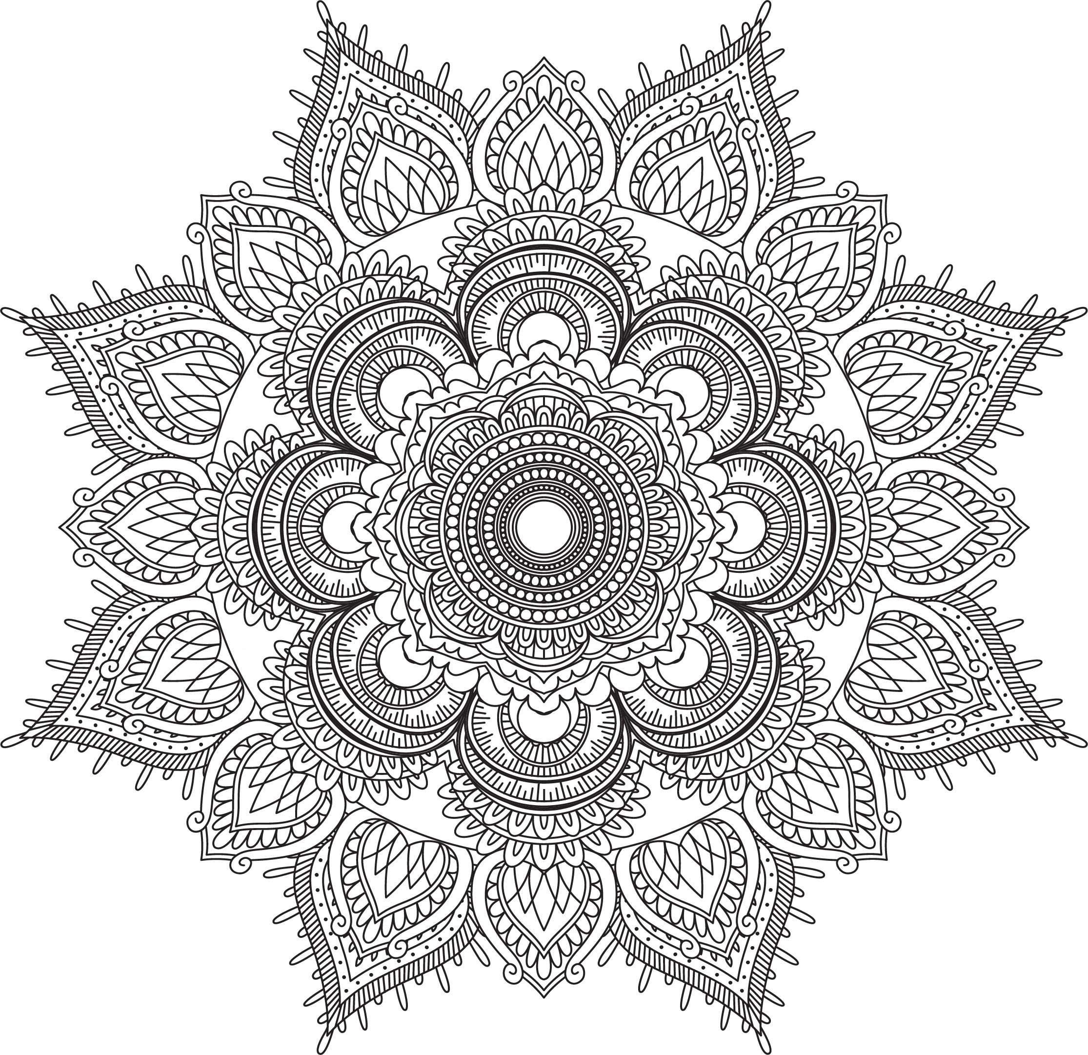 printable mandala coloring sheets