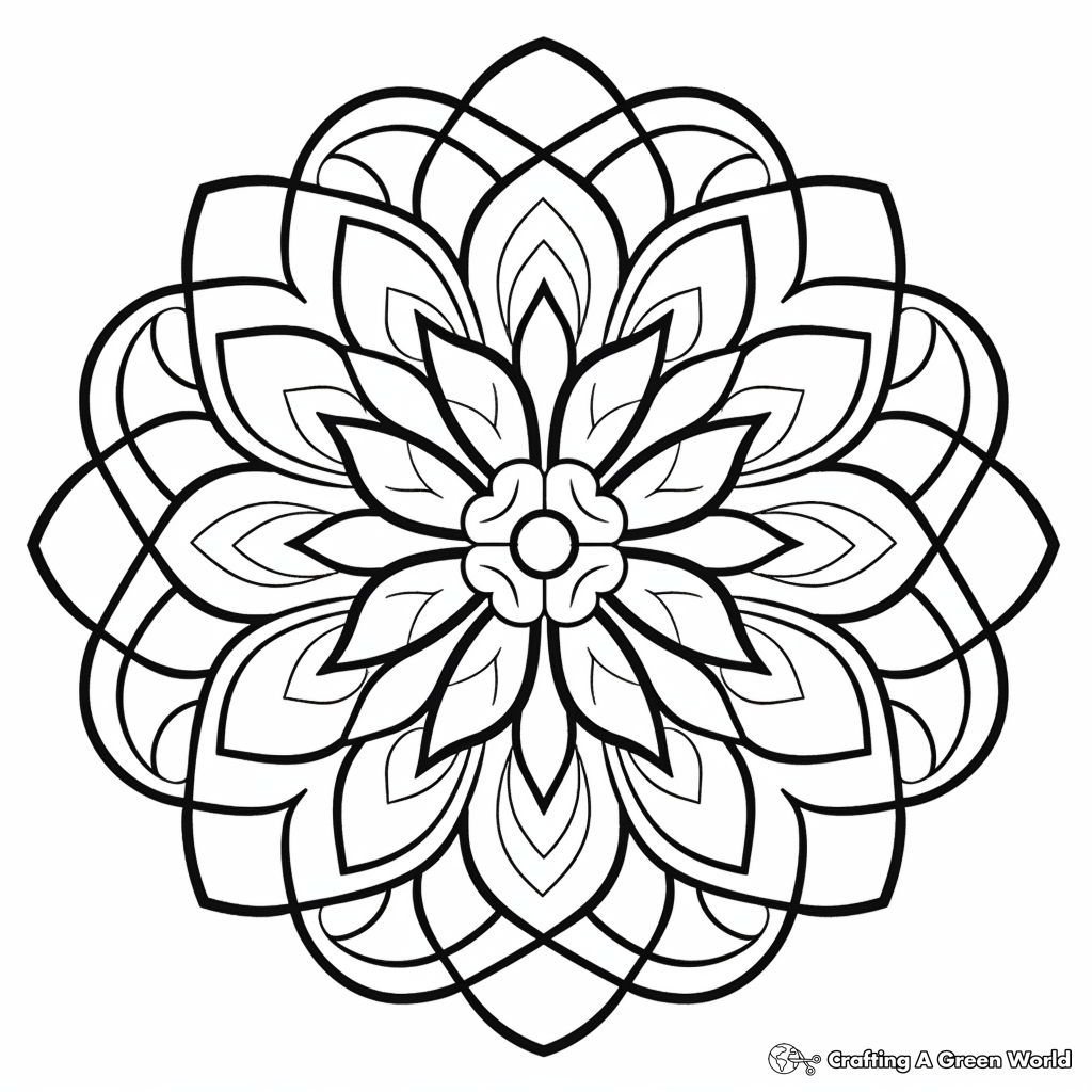 Mandala Coloring Pages Free Printable 