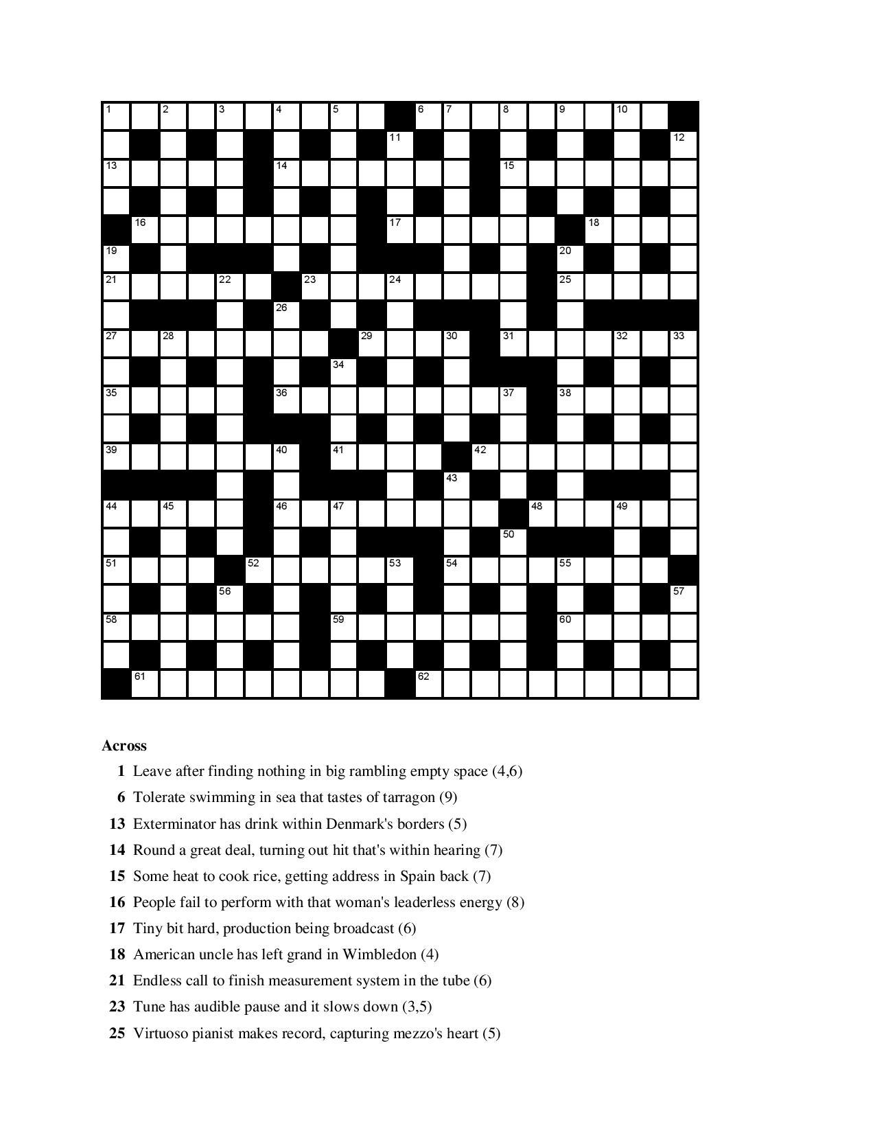 Marc Breman World s Hardest Cryptic Crossword Marc Breman World s Hardest Cryptic Crossword