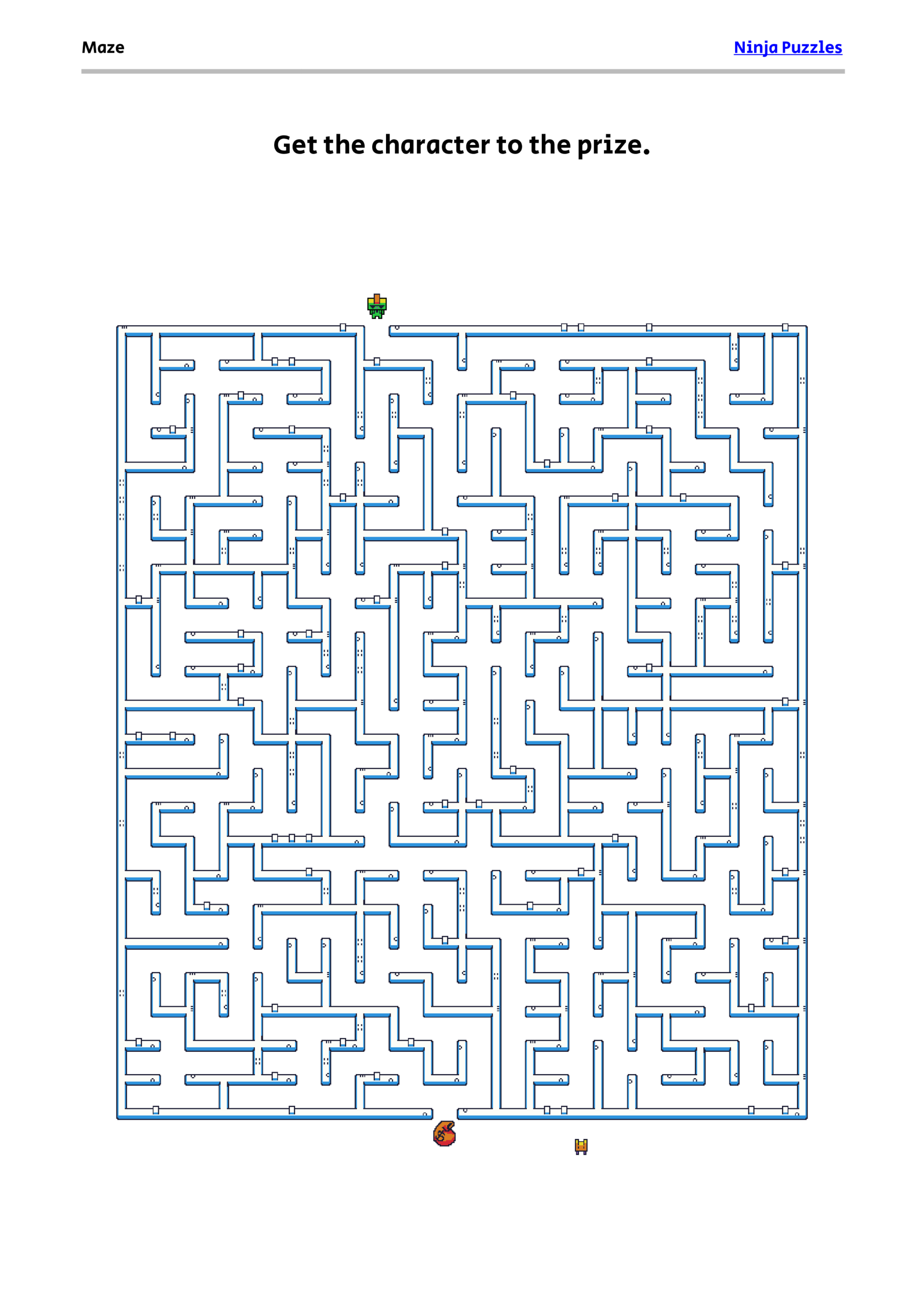 medium printable mazes