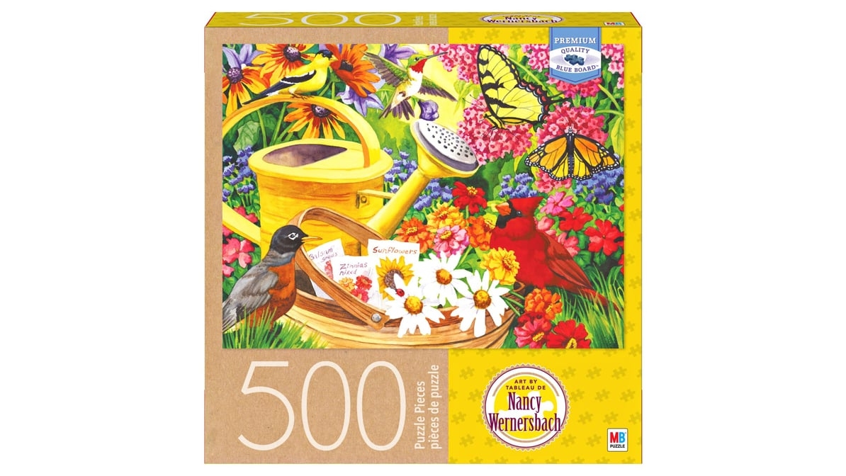 Milton Bradley Jigsaw Puzzle 500 Piece For Adults And Kids Ages 8 And Up Garden Friends Delivery Near Me Doordash Milton Bradley Jigsaw Puzzle 500 Piece For Adults And Kids Ages 8 And Up Garden Friends Delivery Near Me Doordash