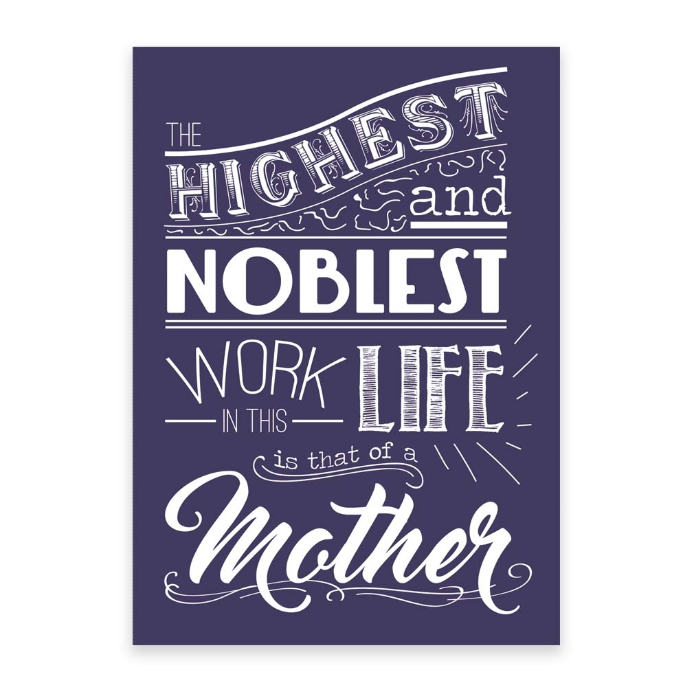Mother s Day Card Purple Digital Download In LDS Mother s Day Printables On LDSBookstore