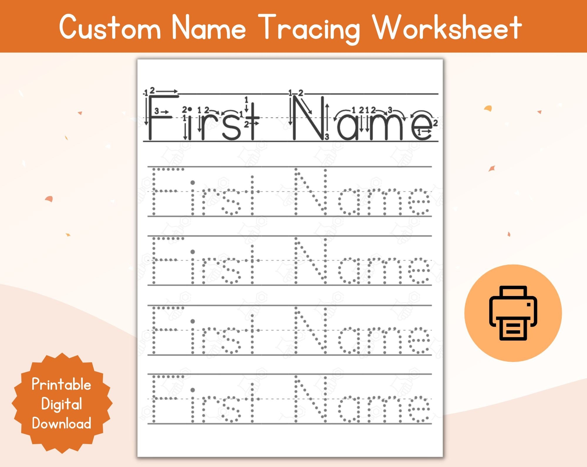 Name Tracing Custom Worksheet Personalized First Name Tracing Name Worksheet Name Tracing Printable Etsy Name Tracing Custom Worksheet Personalized First Name Tracing Name Worksheet Name Tracing Printable Etsy