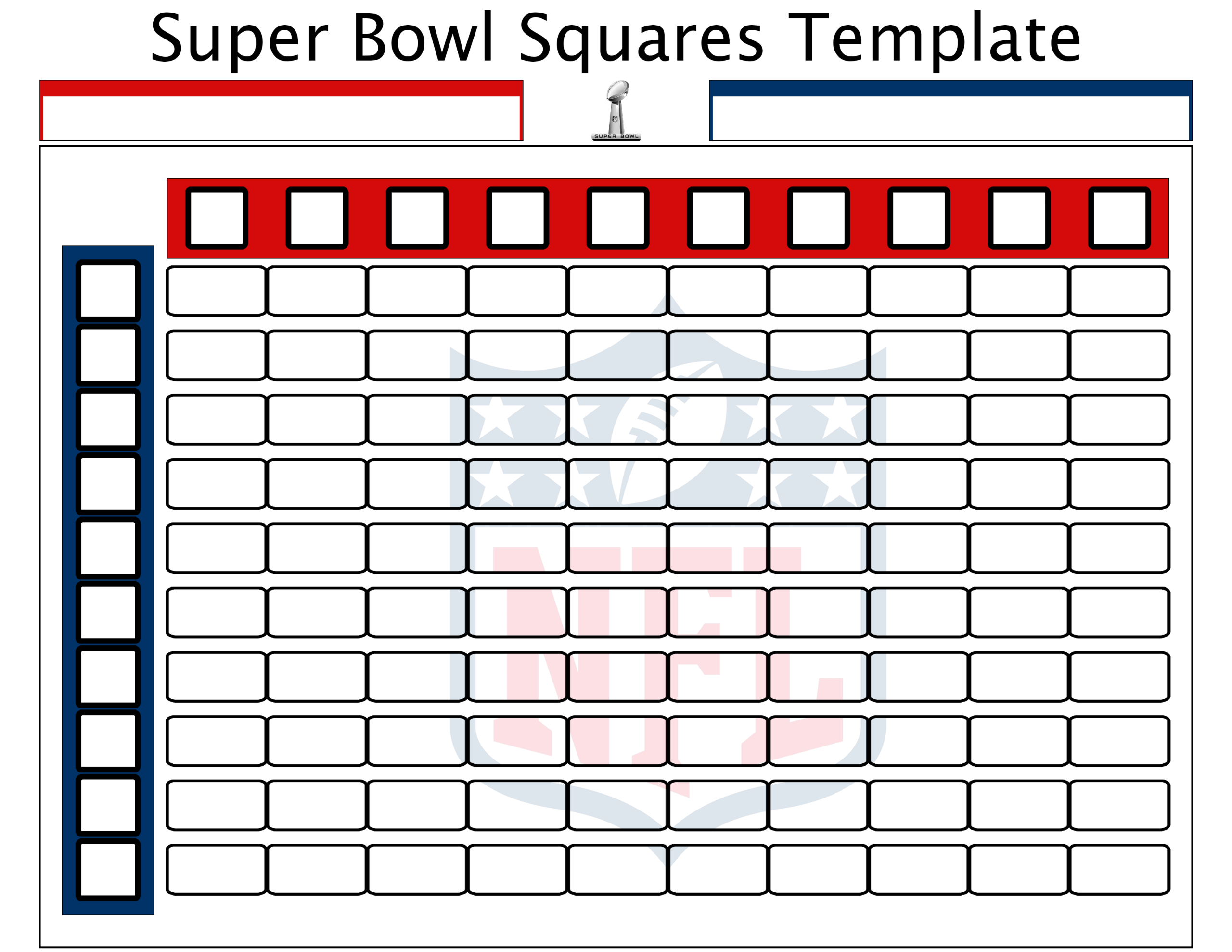 football squares printable