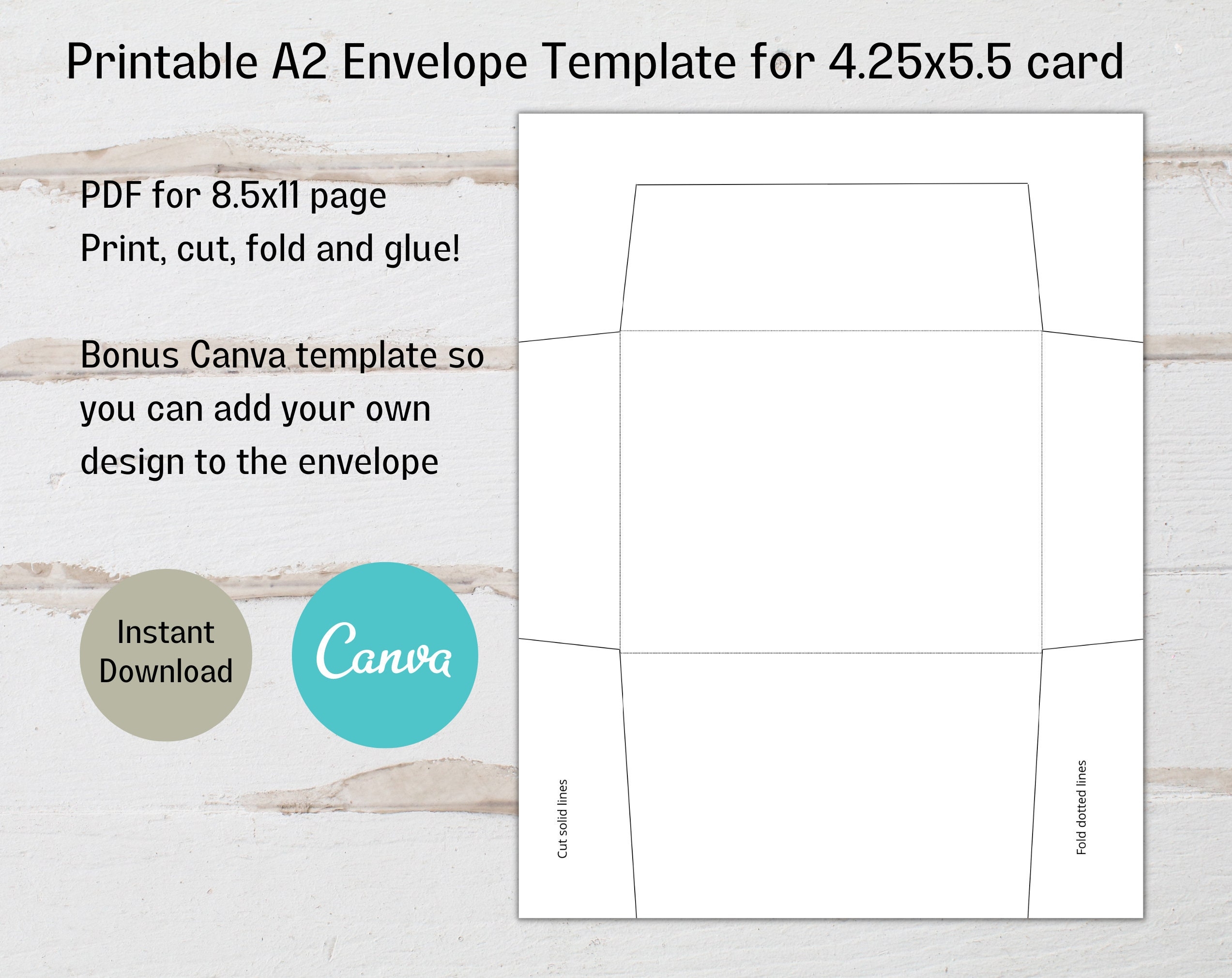 envelope template printable