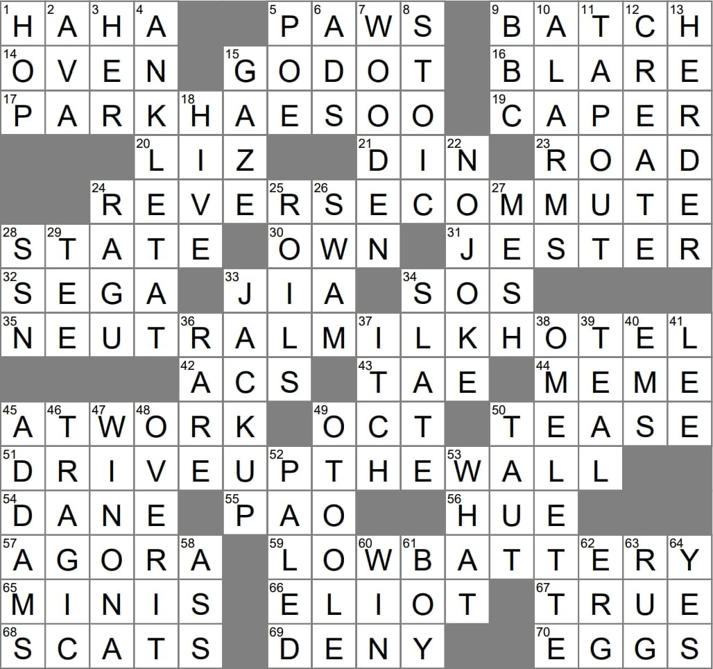 free printable la times crossword free printable la times crossword