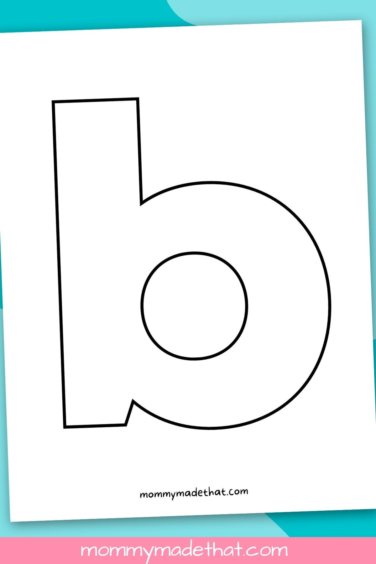 Printable Letter B Free Template 