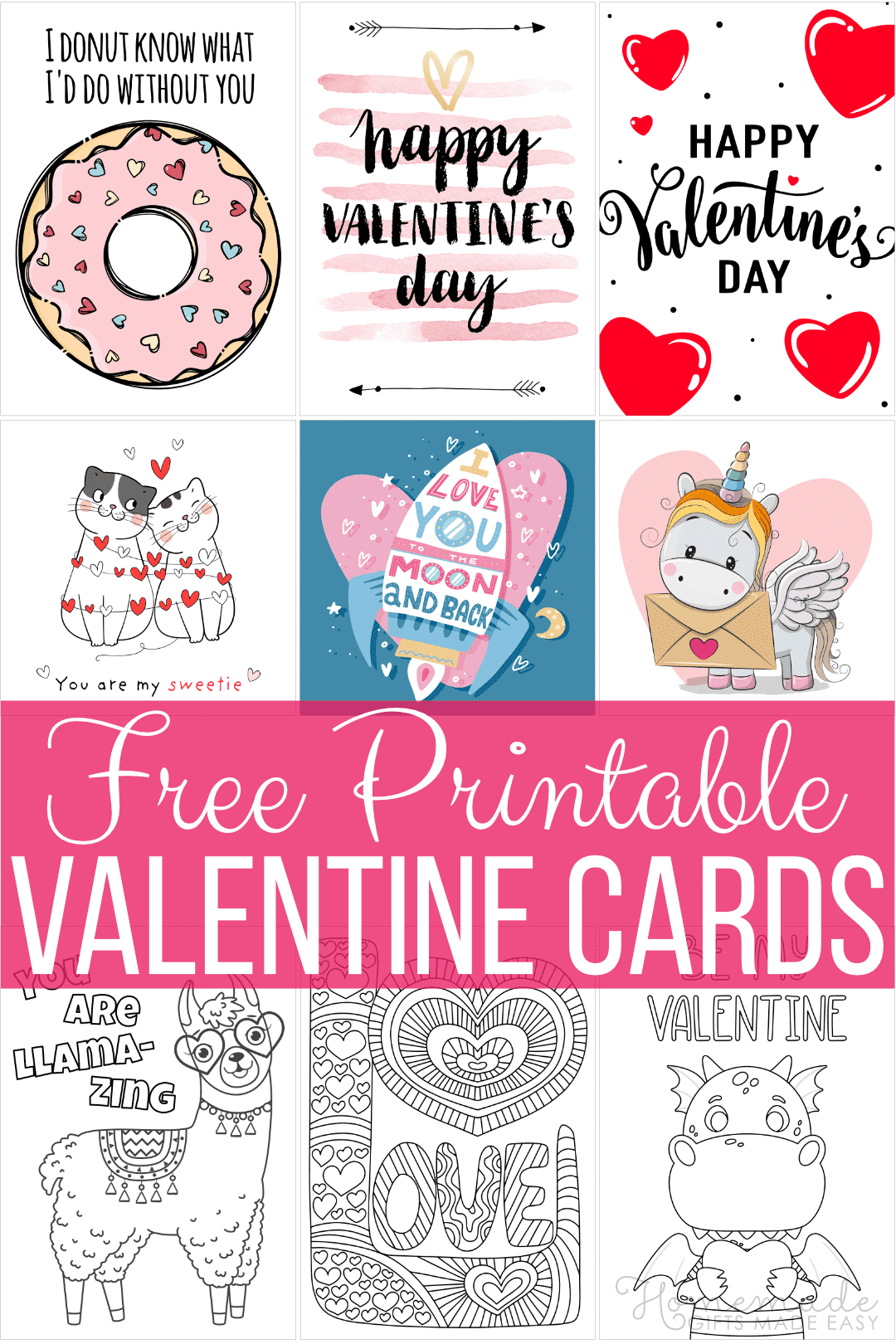 printable valentines cards free