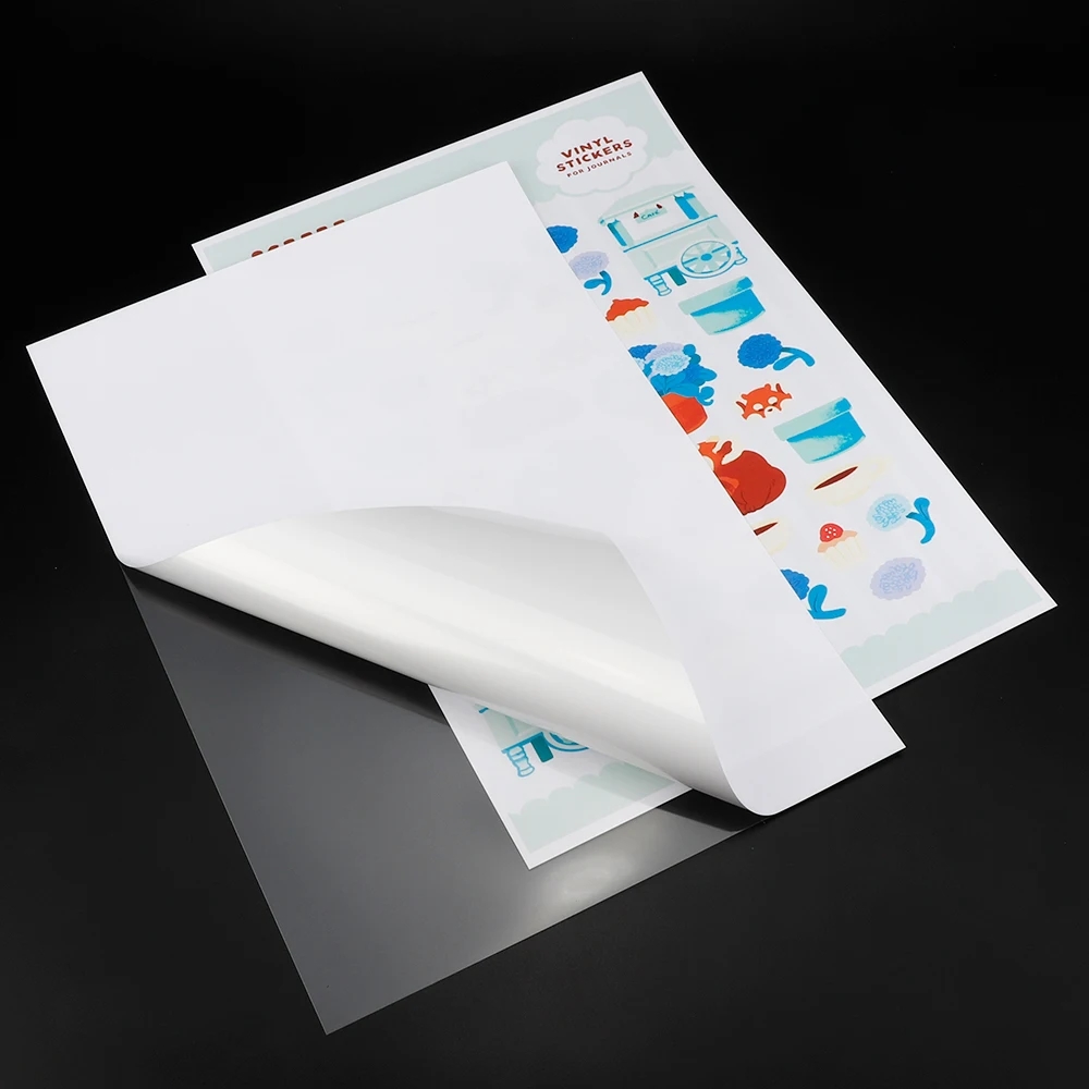 clear printable sticker paper