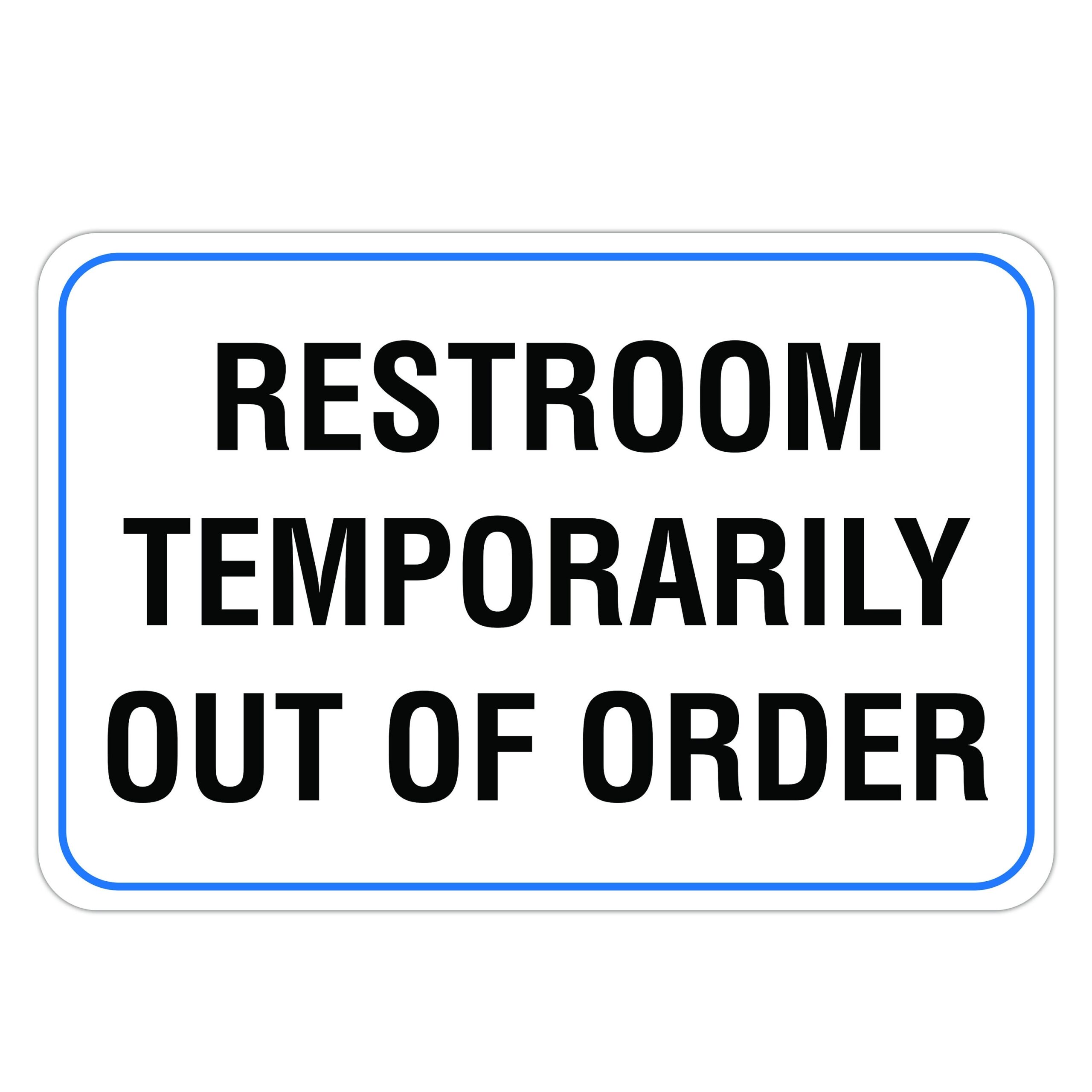 Restroom Temporarily Out Of Order Aluminum Sign Bathroom Signs Etsy Israel Restroom Temporarily Out Of Order Aluminum Sign Bathroom Signs Etsy Israel