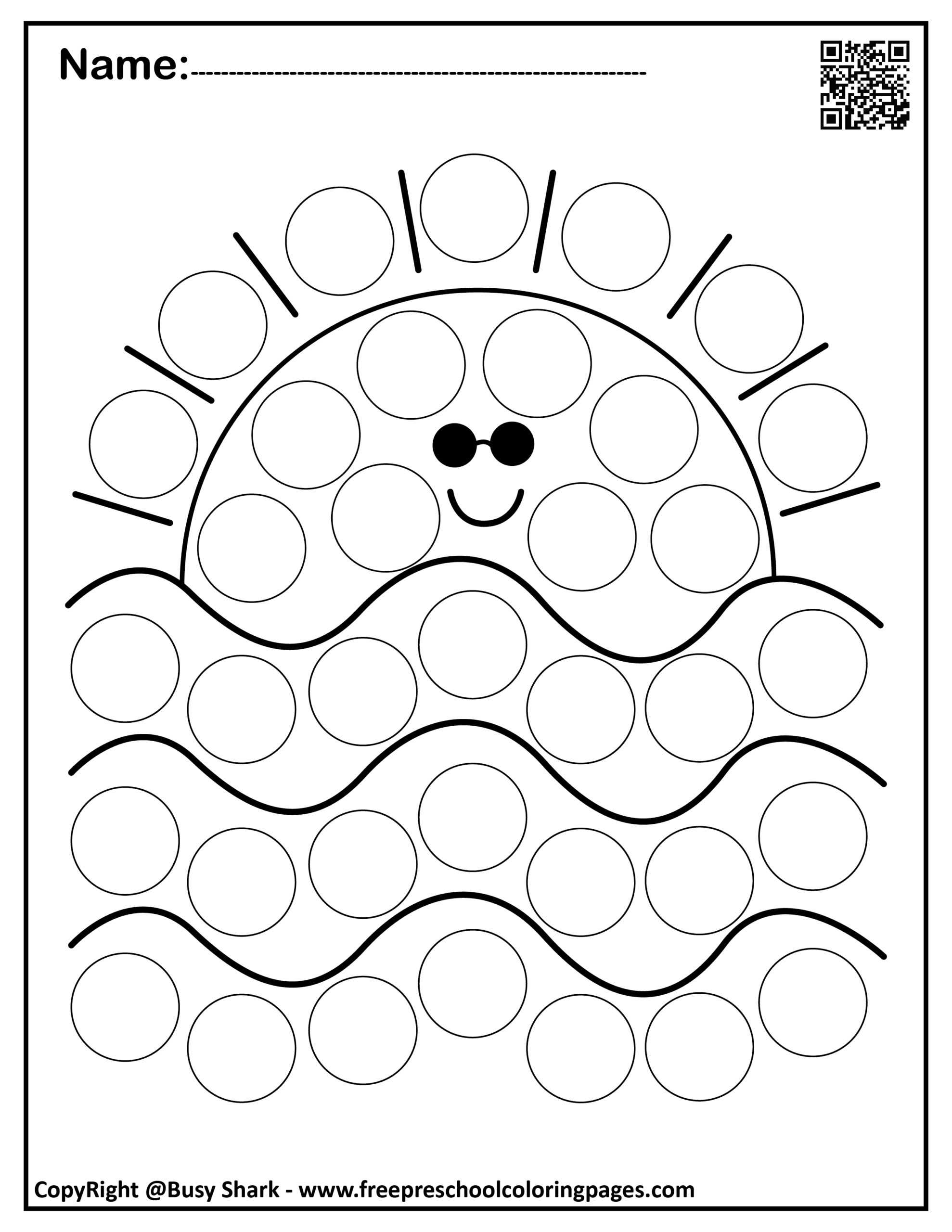 free dot marker printables