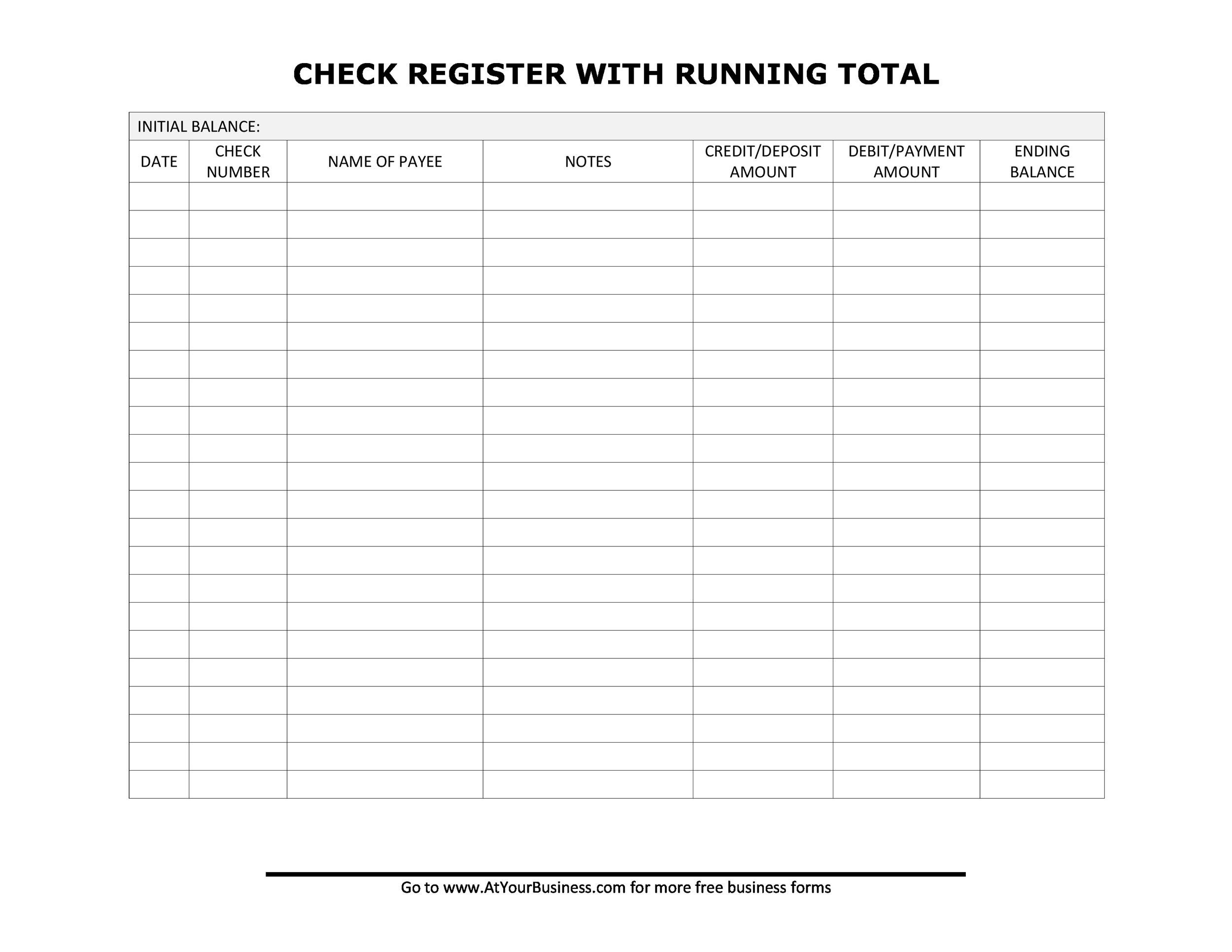 Sharp POS Cash Registers Checkbook Register Printable Editable Bank Transaction Tracker Sheet Checking Account Tracker Transaction Register Template Check Register Check Transaction Register Pdf